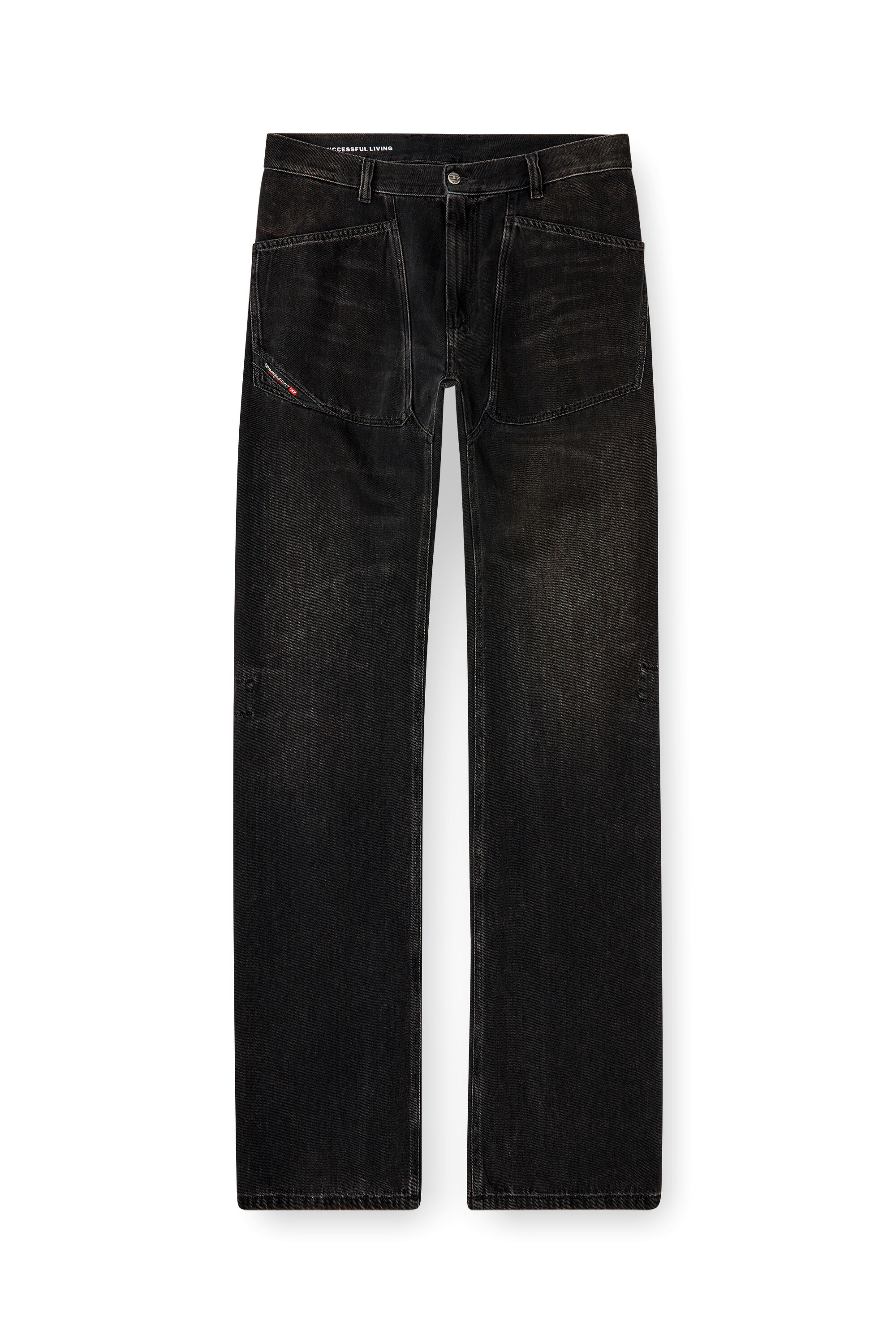 パンツ DIESEL RELAXED JEANS D-ZETA 09J96 W28 Men's Relaxed Jeans | Regular Waist D-ZetaBlack/Dark grey | Diesel KR