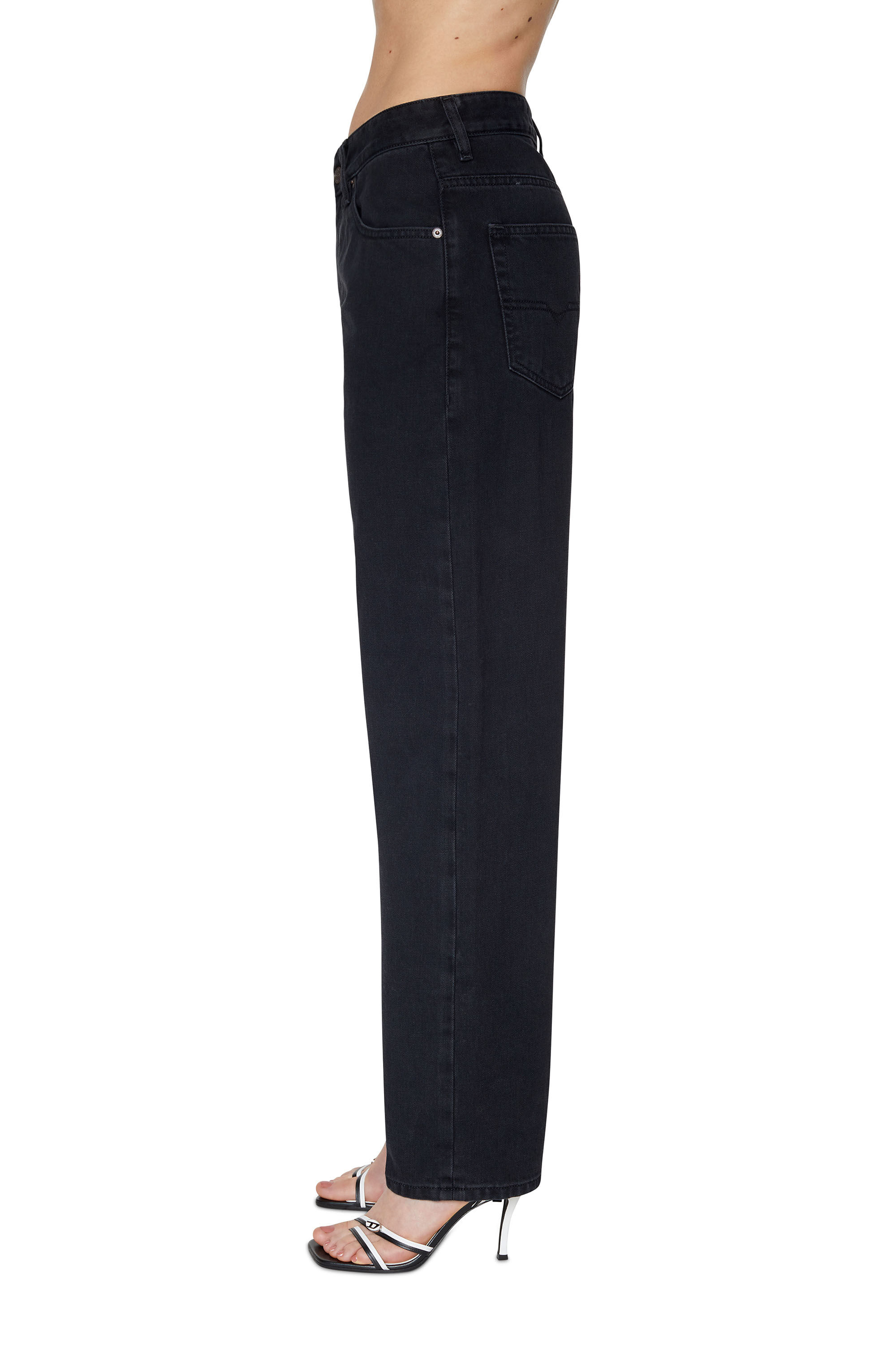 Diesel - Straight Jeans 1999 D-Reggy Z09RL, Black/Dark grey - Image 5