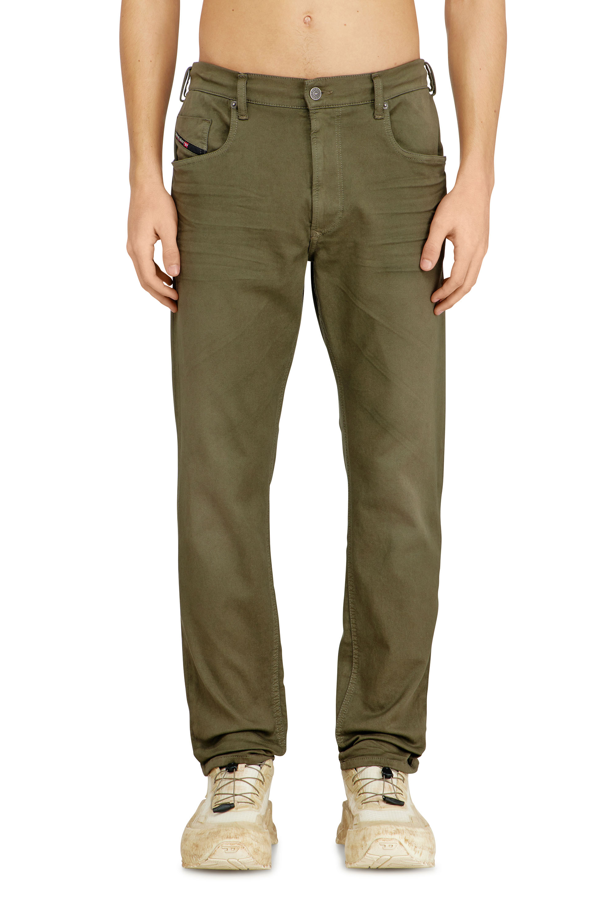 Diesel - Man's Regular 2032 D-Krooley-BW Joggjeans&reg; 0670M, Military Green - 1