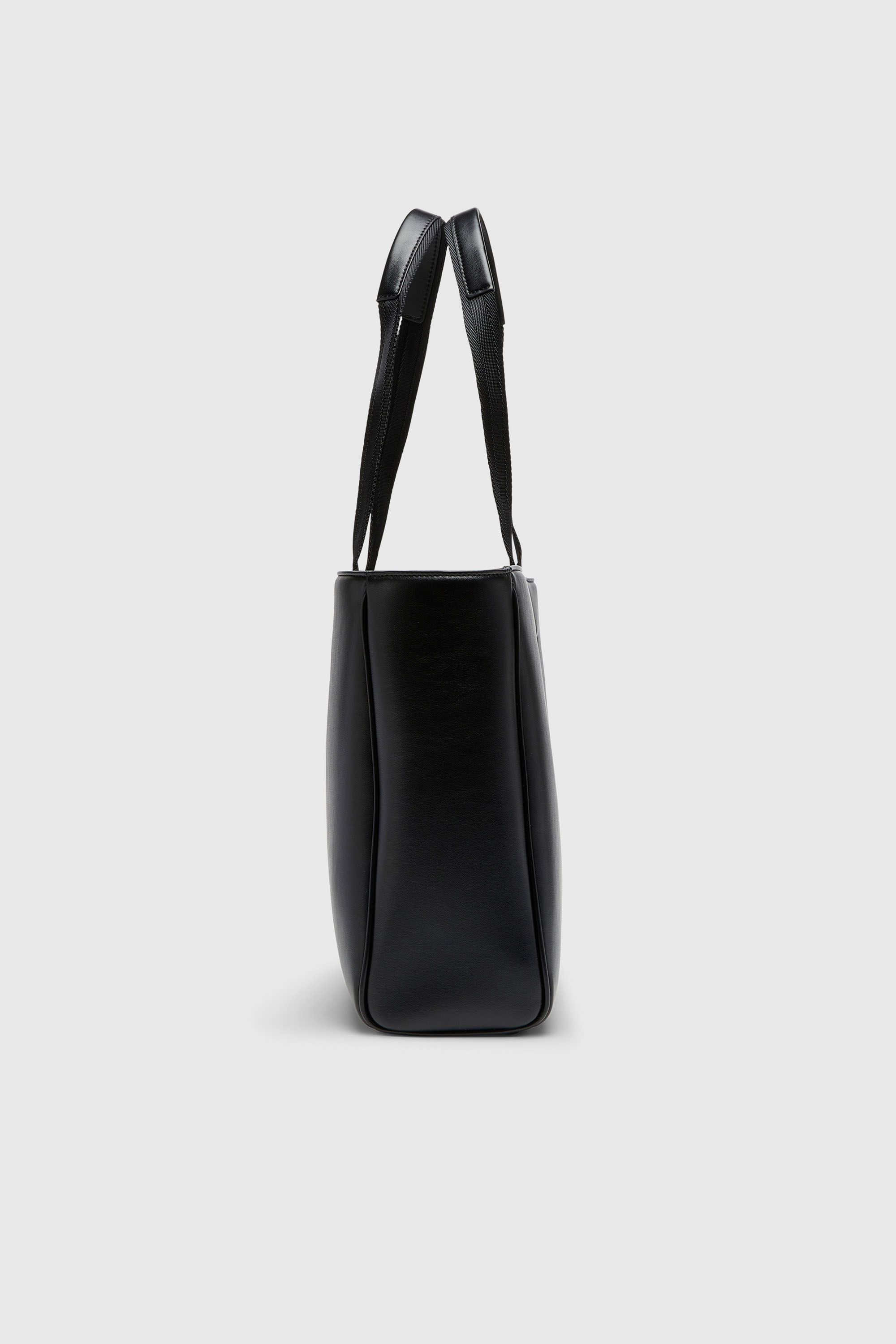 Diesel - HOLI-D SHOPPER EW, Unisex's Holi-D-Square shopper in bonded neoprene in Black - 5