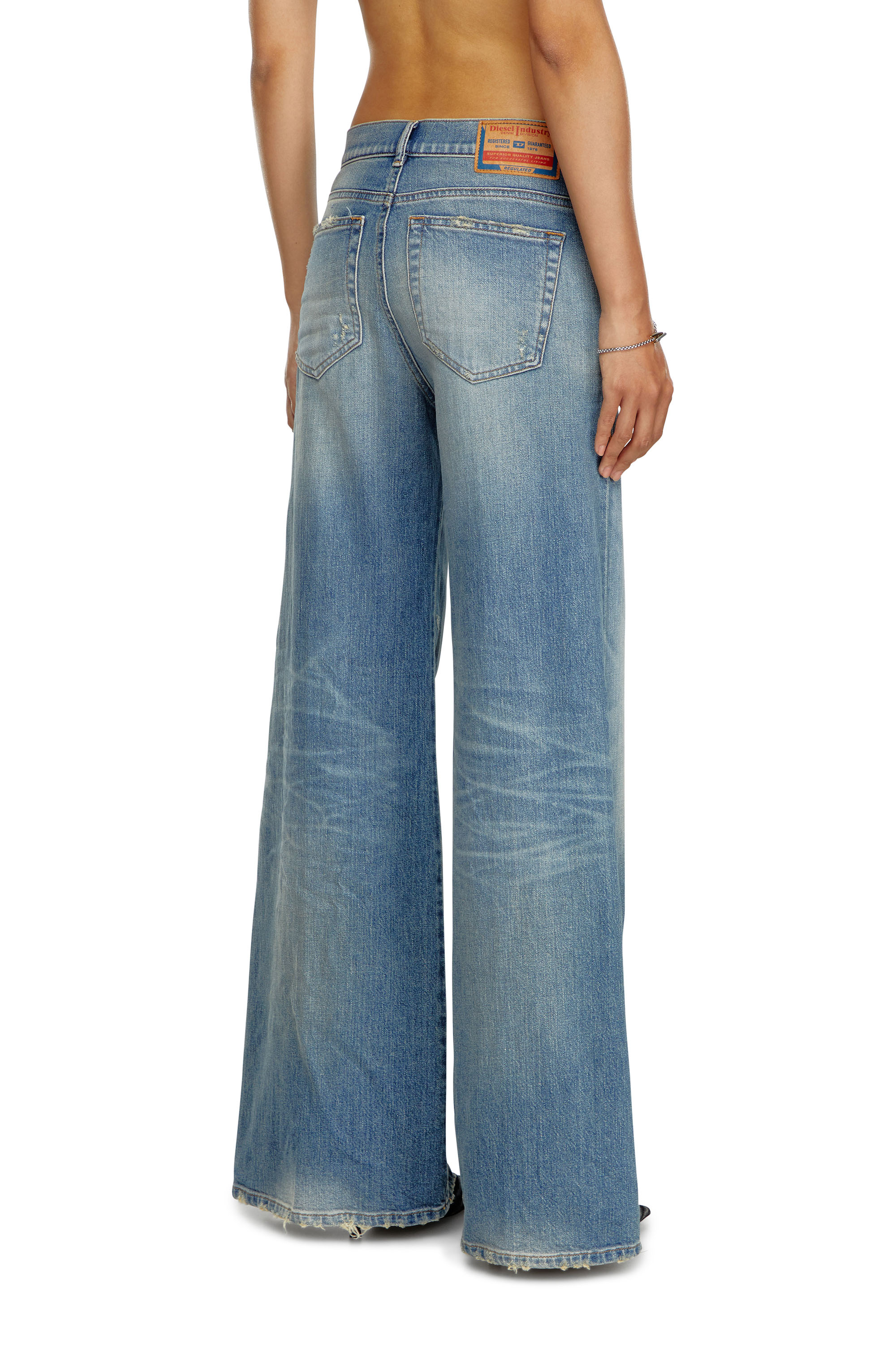 Diesel - Woman's Flare Jeans 1978 D-Akemi 09J44, Medium blue - 2