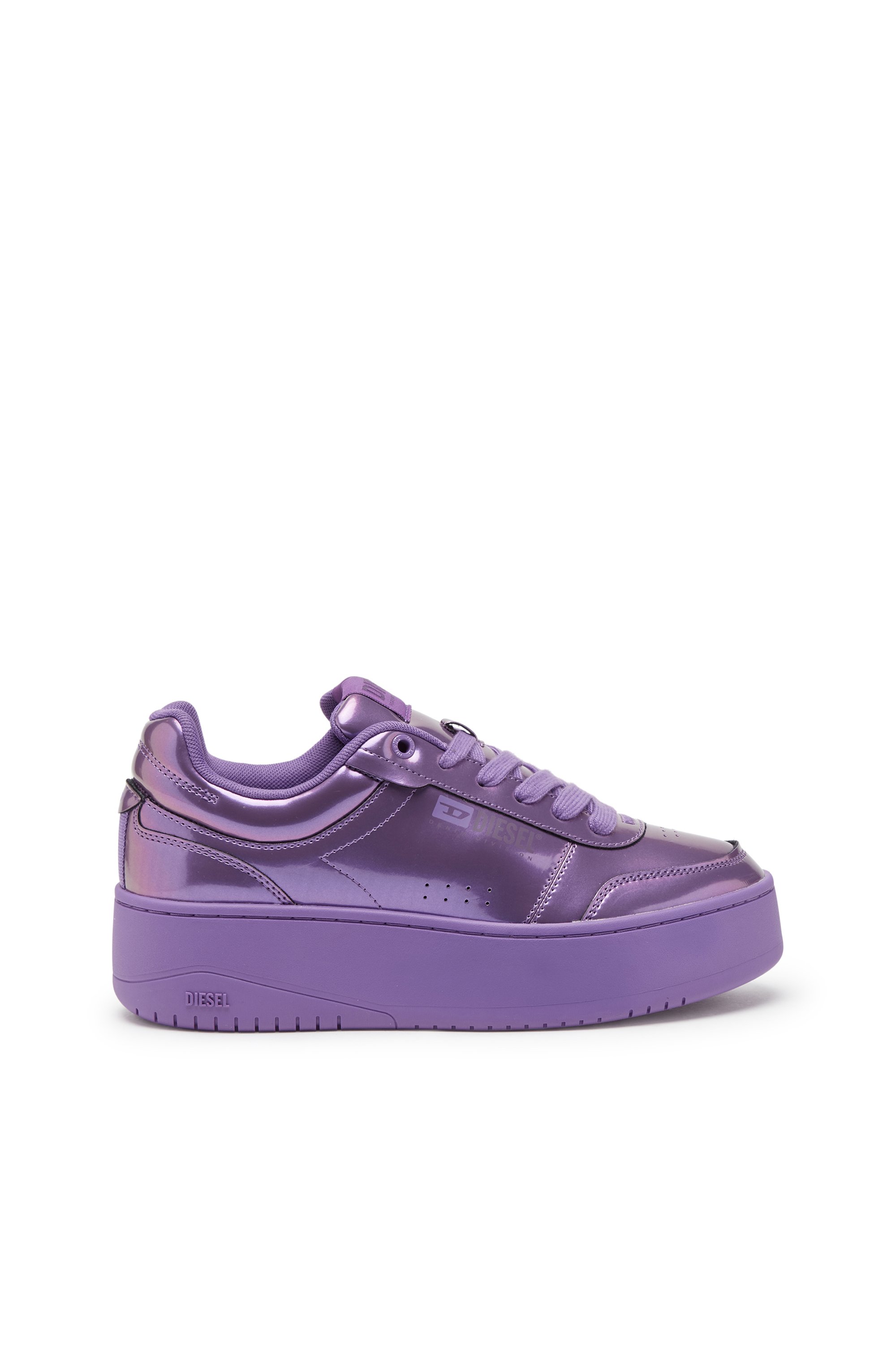 Diesel - S-ATHENE BOLD VTG W, Woman's S-Athene-Iridescent platform sneakers in Violet - 1