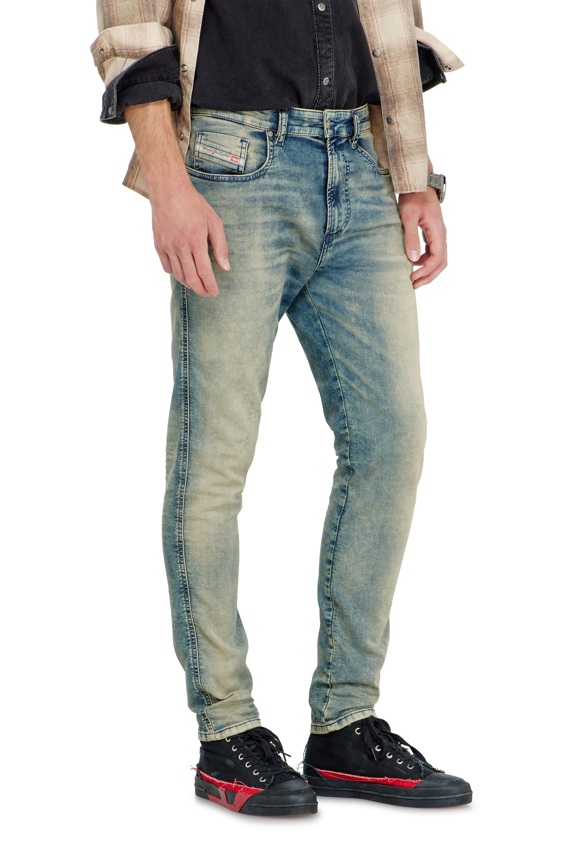 Diesel - Man's Slim 2062 D-Strukt Joggjeans&reg; 09P60, Medium blue - 5