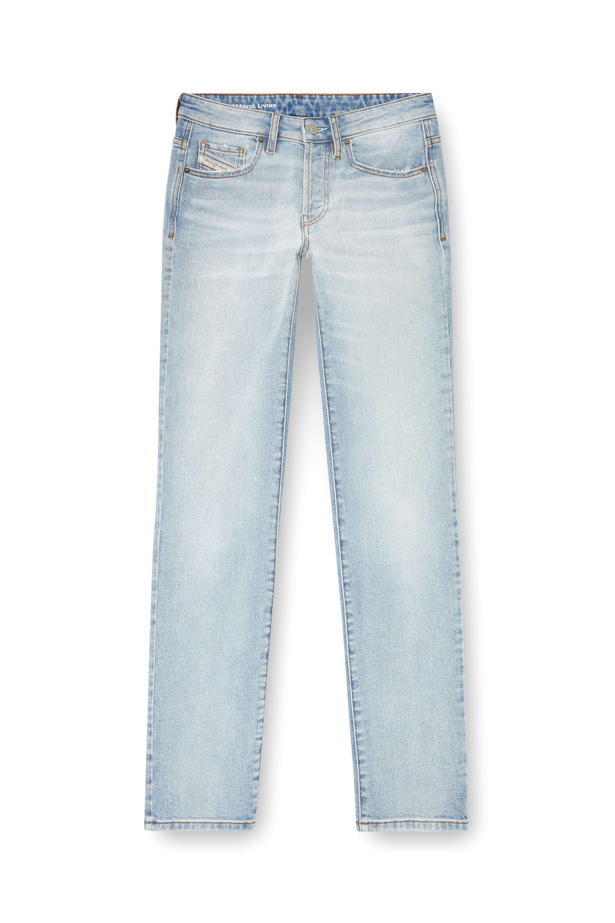 Diesel - Woman's Regular Jeans 1989 D-Mine 0GRDM, Light Blue - 3