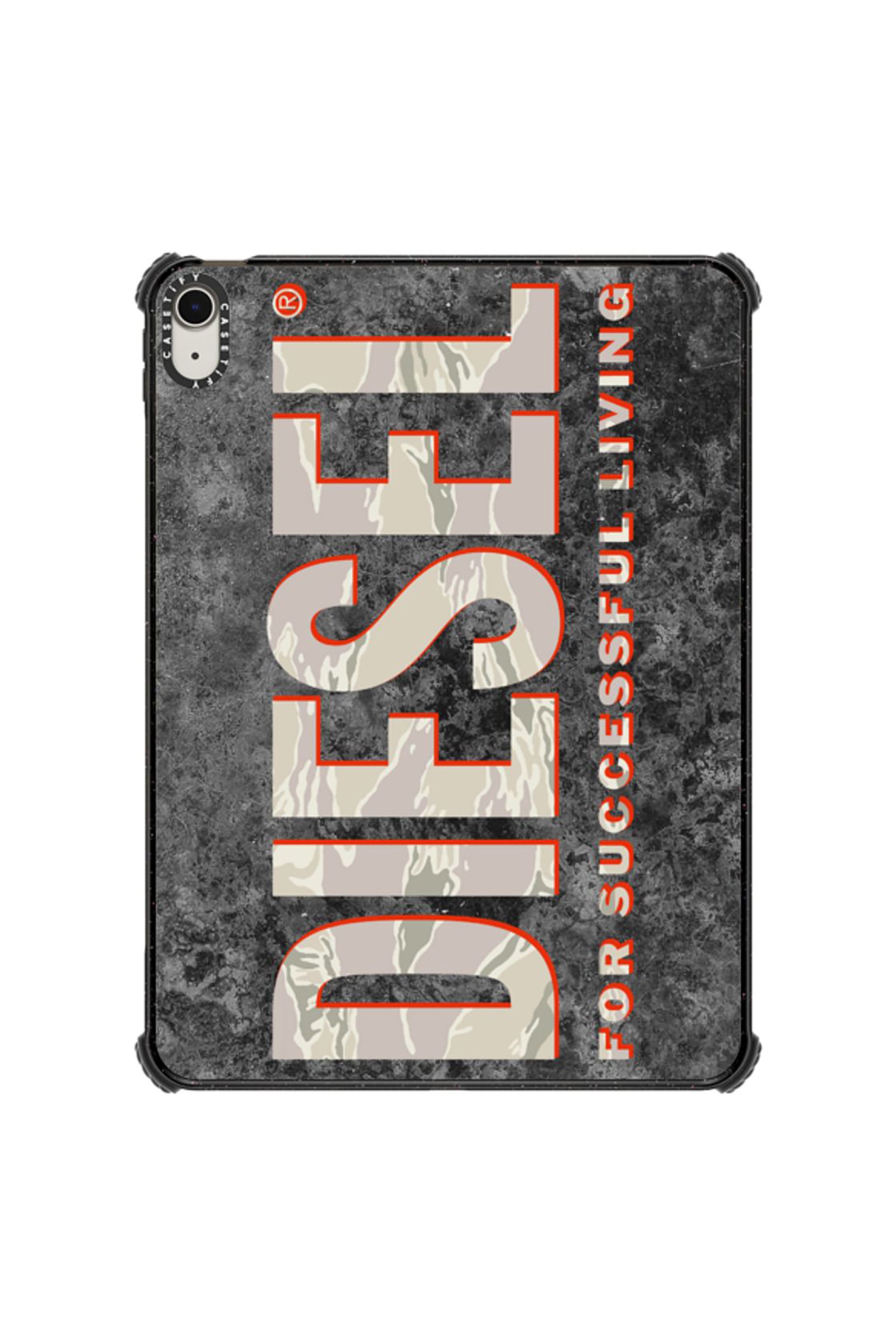 Diesel - 60367 CASETIFY MOULDED CASE, Unisex's iPad Impact in Brown/White - 1