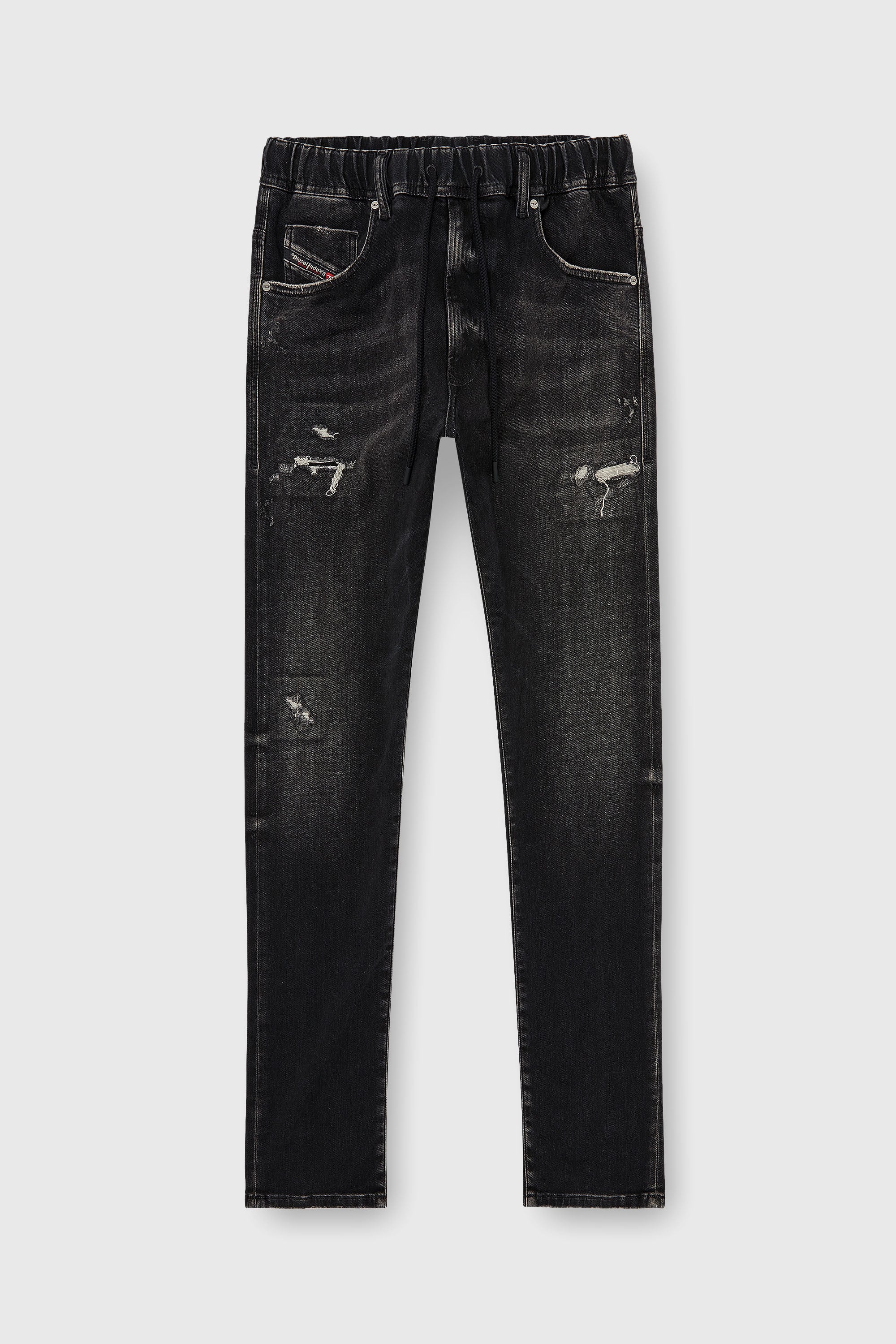 Diesel - Man's Regular 2030 D-Krooley Joggjeans&reg; 09Q22, Black/Dark grey - 4