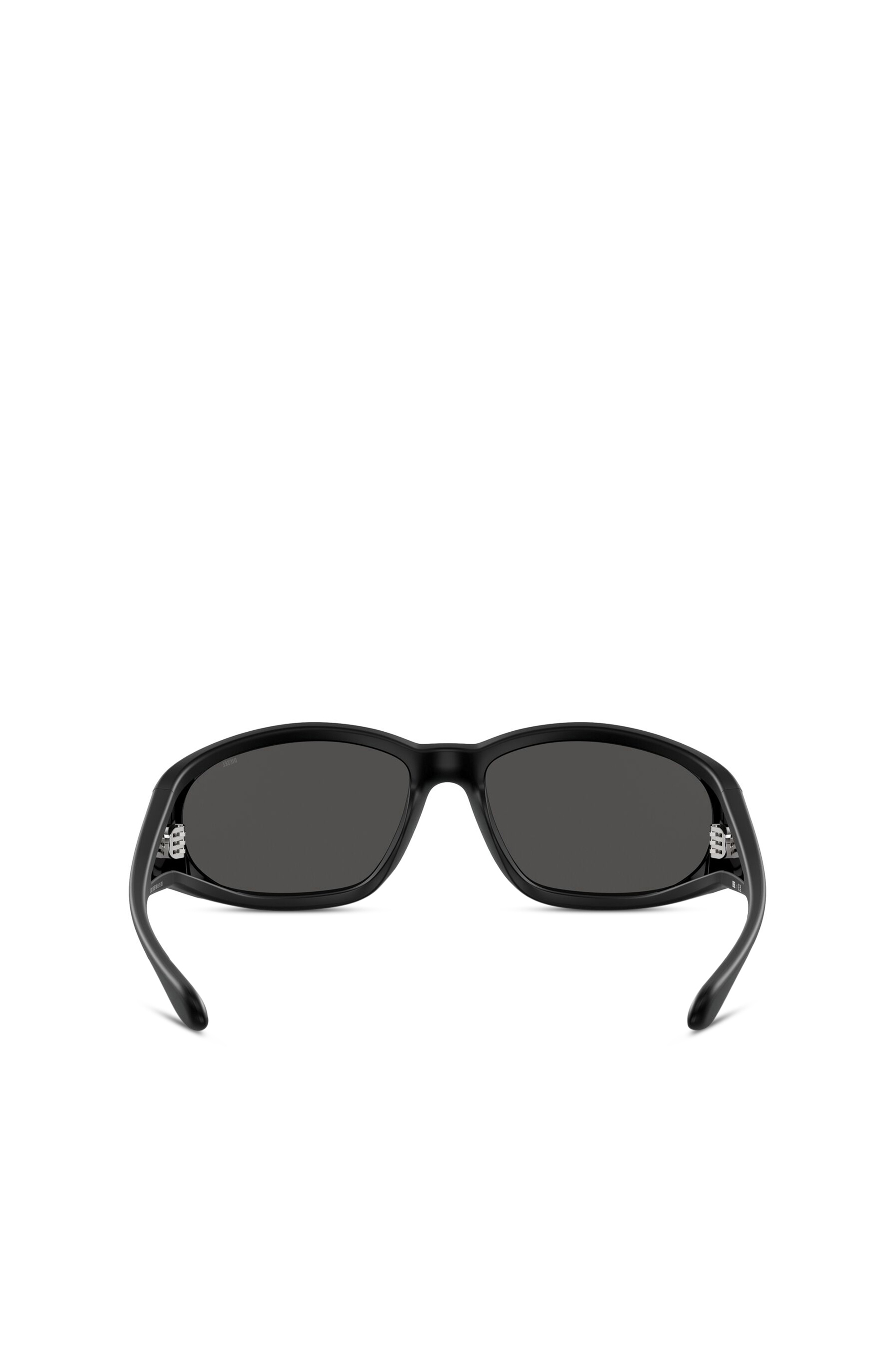 Diesel - 0DL3002, Unisex's Rectangular sunglasses in acetate in Black - 3