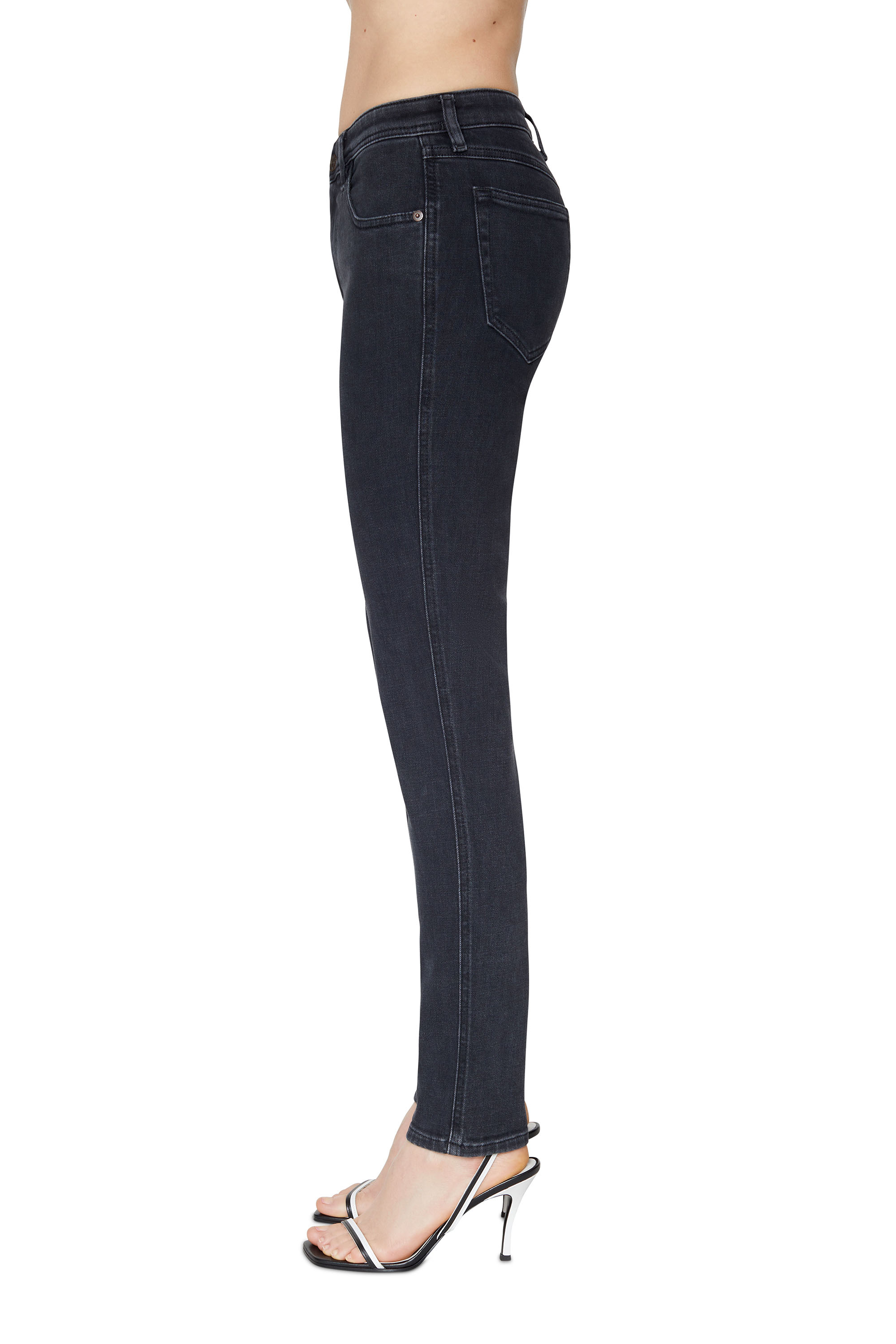 Diesel - Woman's Skinny Jeans 2015 Babhila Z870G, Black/Dark grey - 5