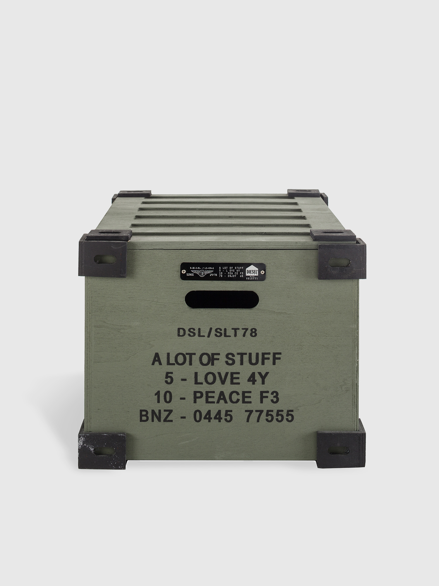 Diesel - 11120 SURVIVAL, Unisex's Wooden box in Military Green - 1