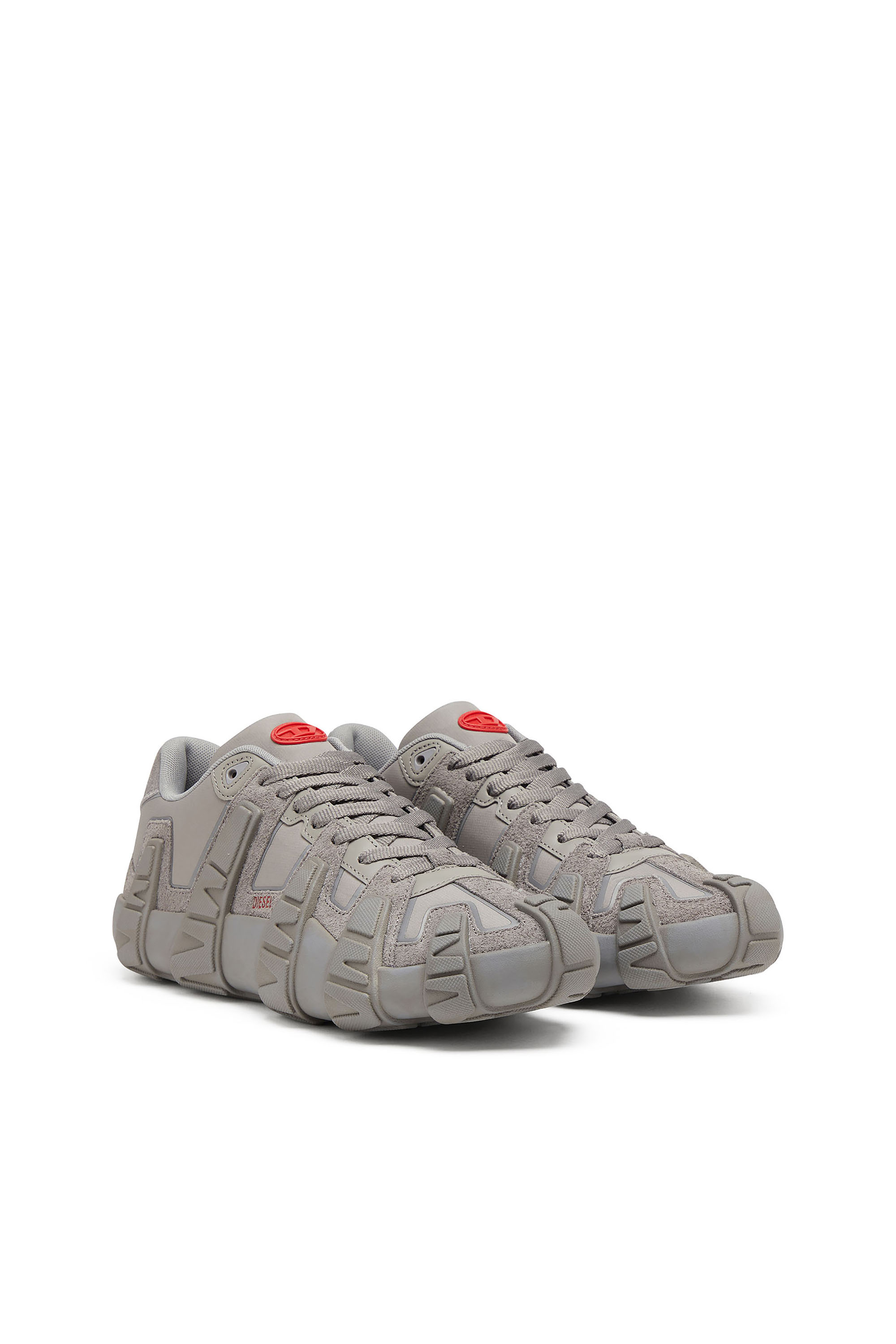 Diesel - S-D-GRIFFE LOW, Man's S-D-Griffe - Nylon sneakers in Grey - 3