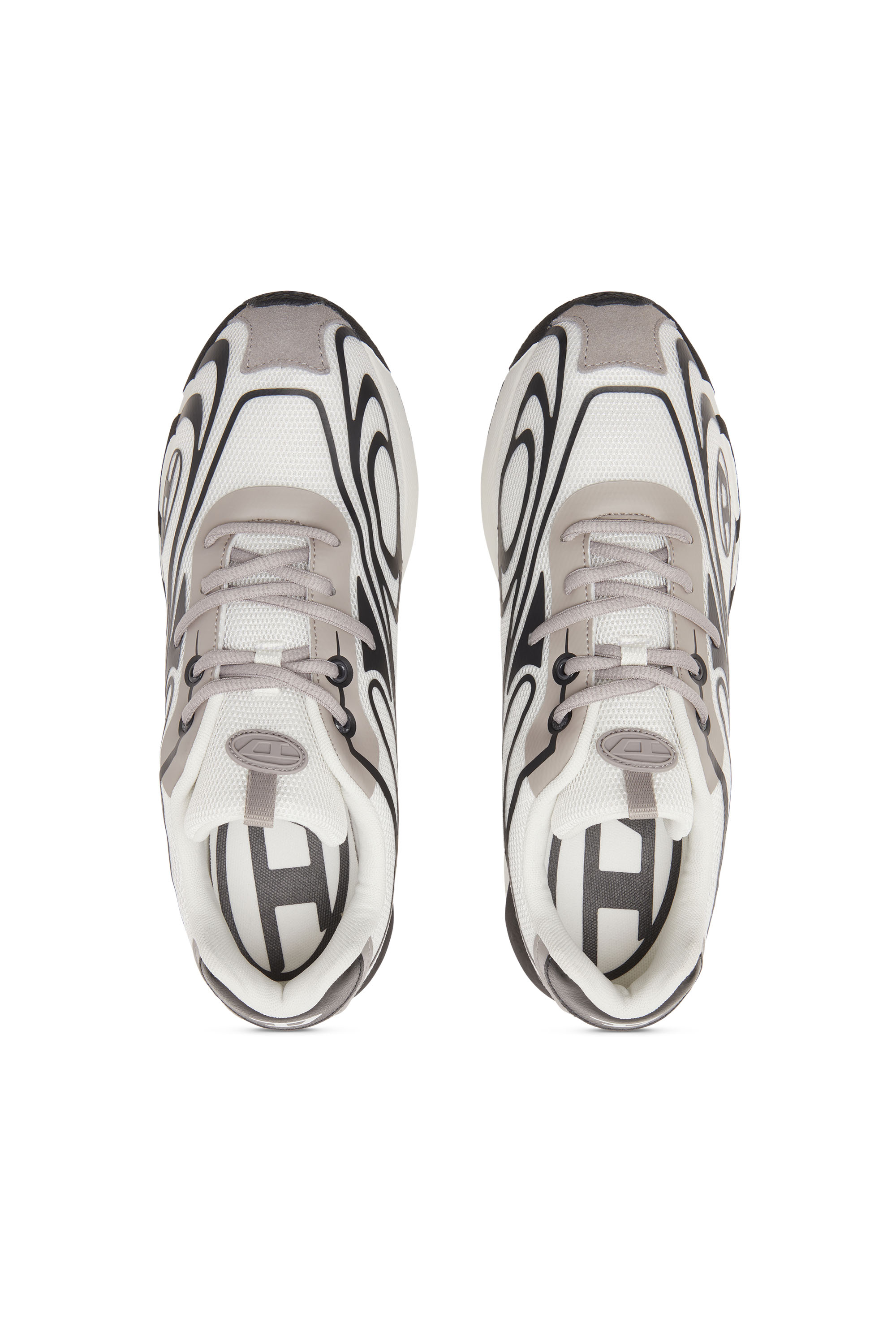 S-D-VIT'S 500 LOW, Black/White Diesel - S-D-VIT'S 500 LOW, Man's S-D-Vit - Lace-up sneakers in Black/White - 4