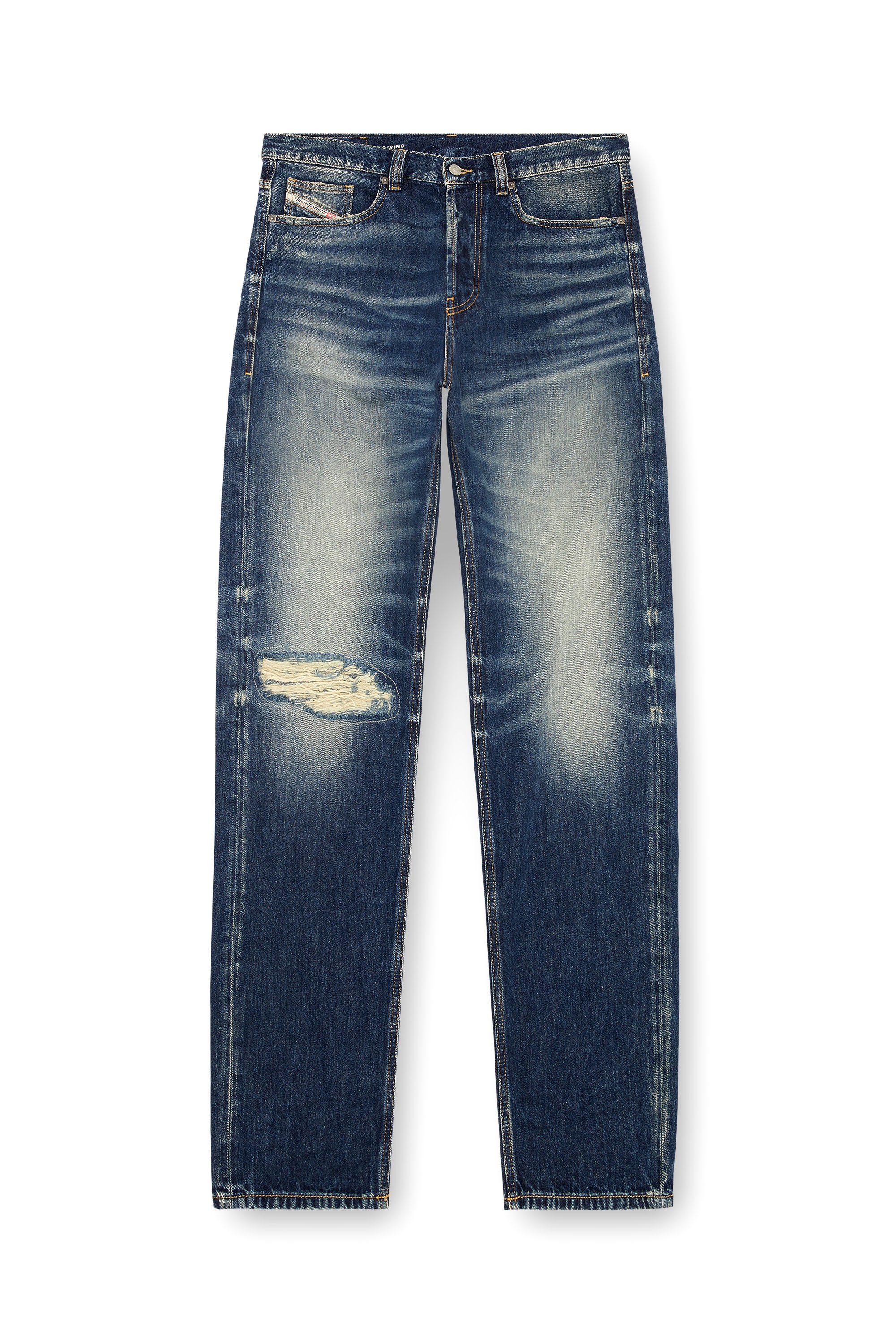 Diesel - Man's Straight Jeans 2010 D-Macs 09J95, Dark Blue - 5