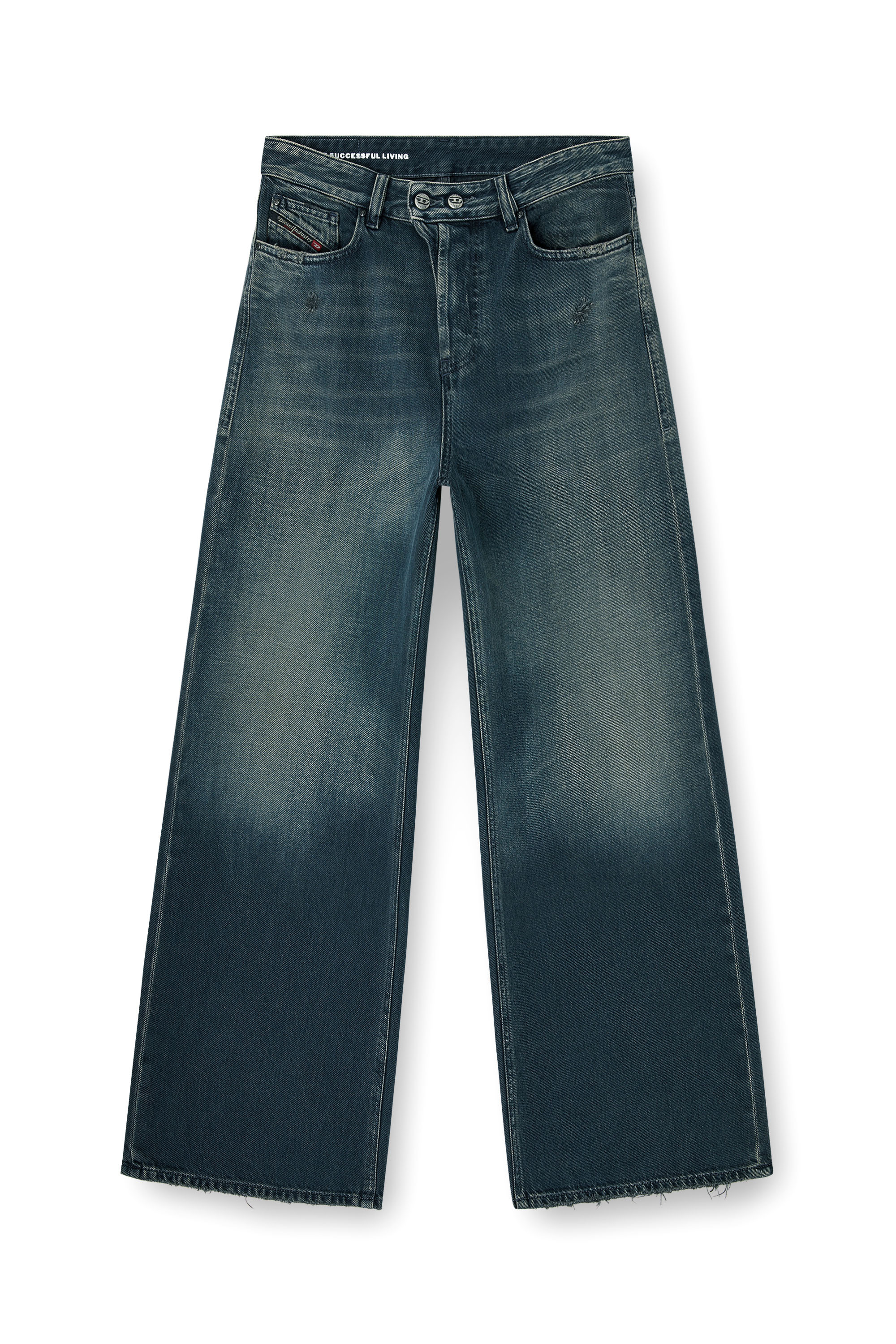 Diesel - Unisex's Relaxed Jeans 1996 D-Sire 09N67, Dark Blue - 6