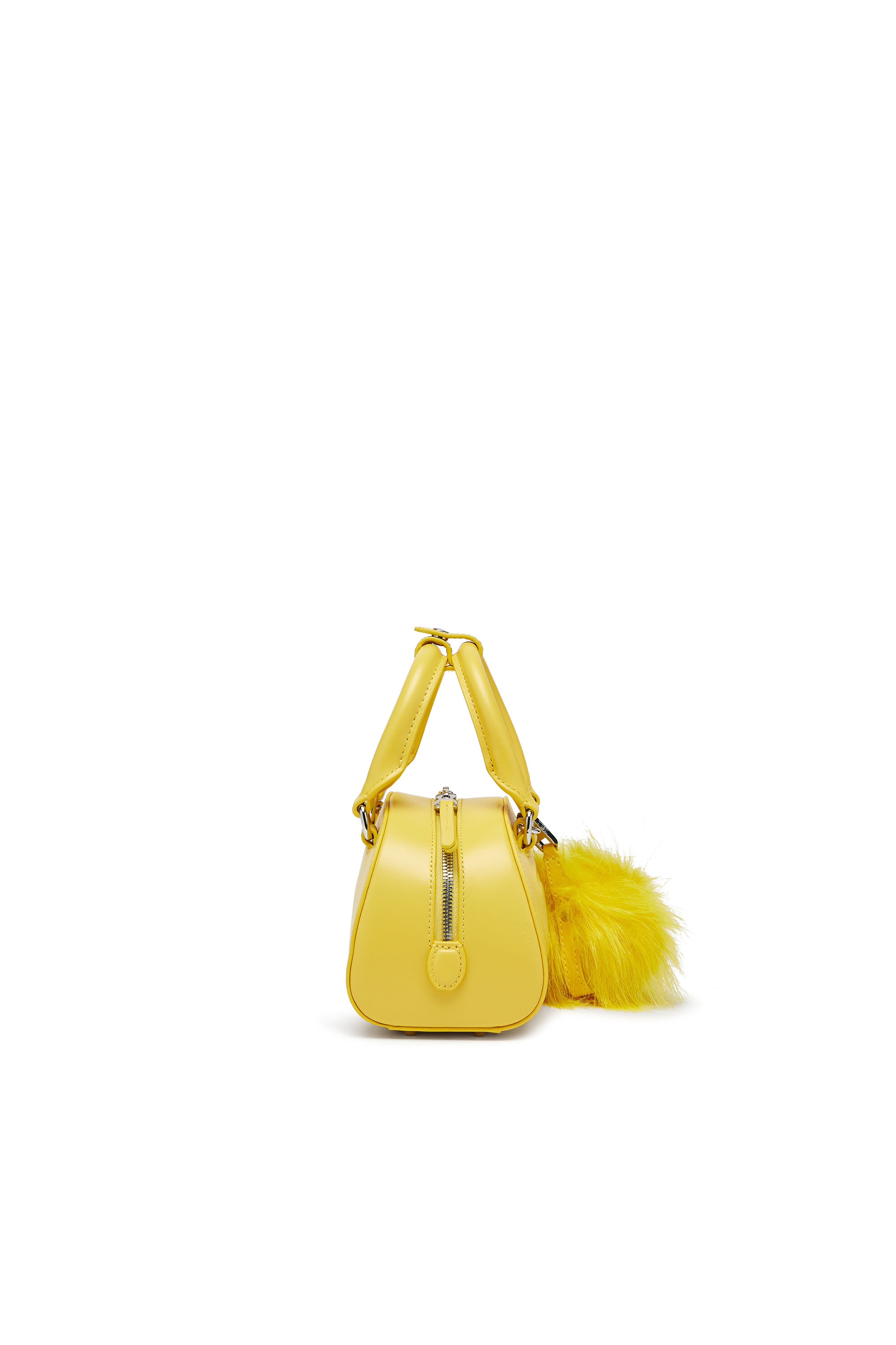 Diesel - 1DR DOME CROSSBODY, Woman's 1DR Dome-Mini bowling bag in nappa leather in Yellow - 4