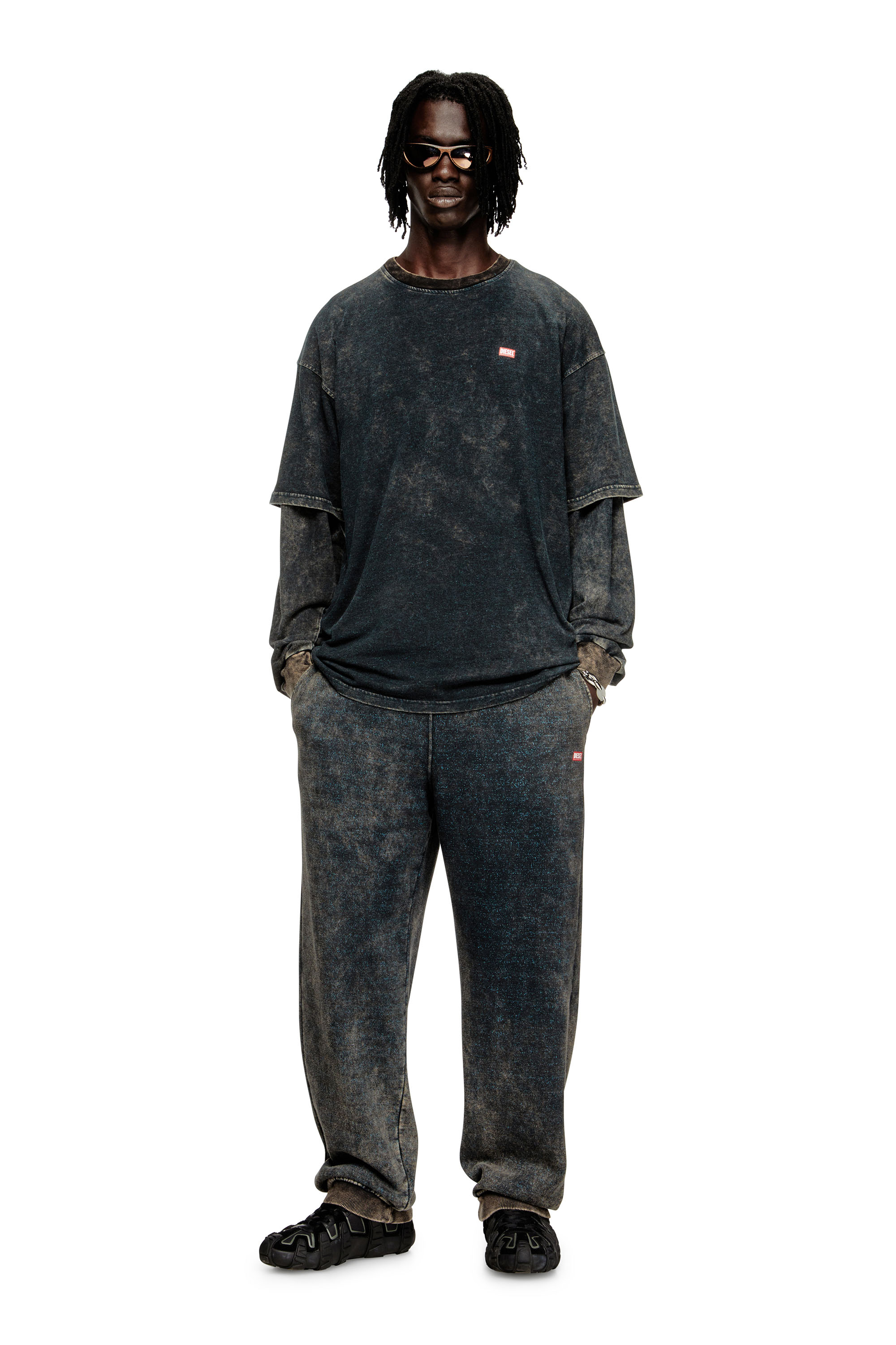 Diesel - T-BOXT-T4, Man's Jersey t-shirt with logo in Black - 1