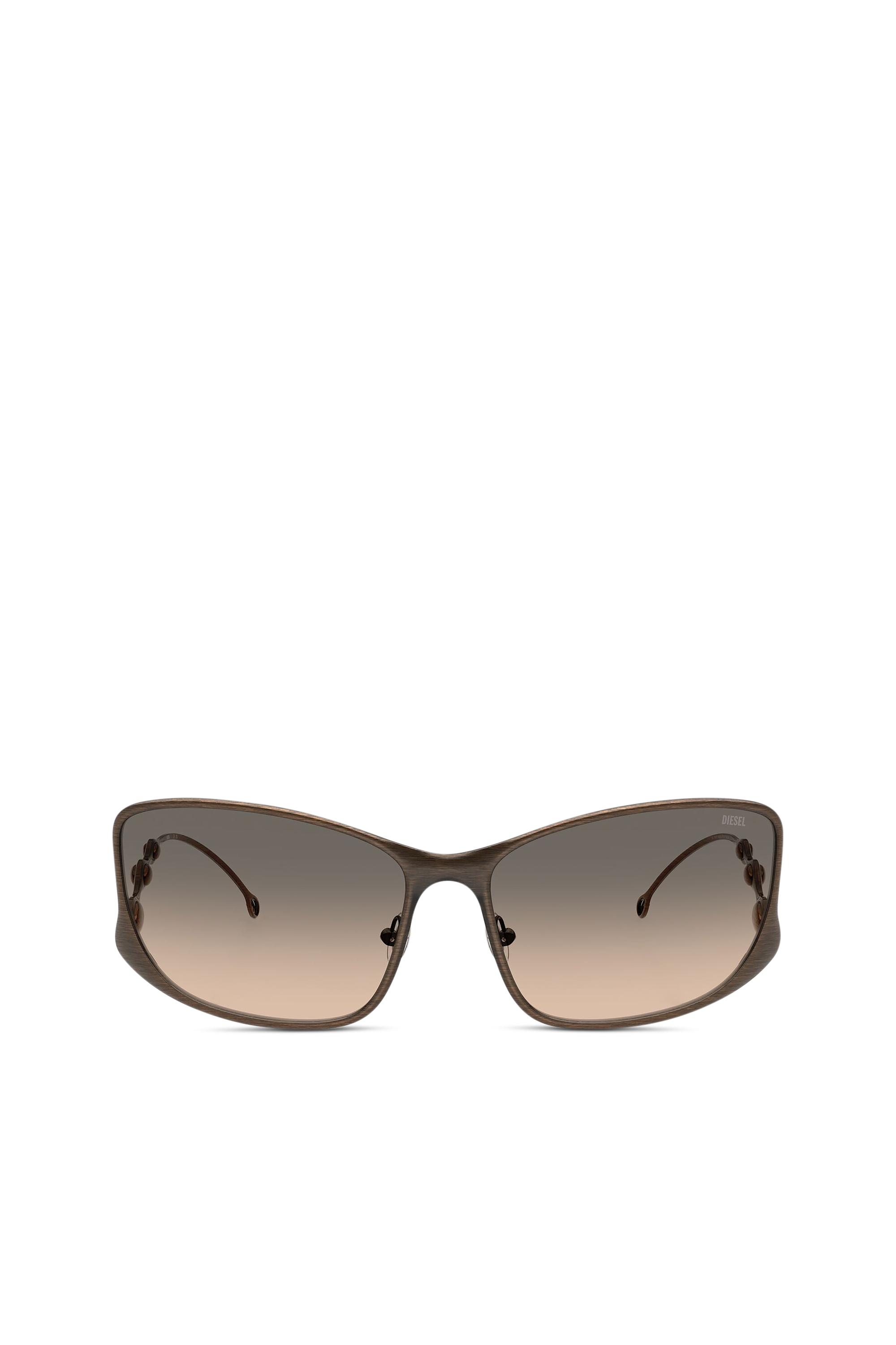 Diesel - 0DL1013, Unisex's Rectangle sunglasses in Brown - 1