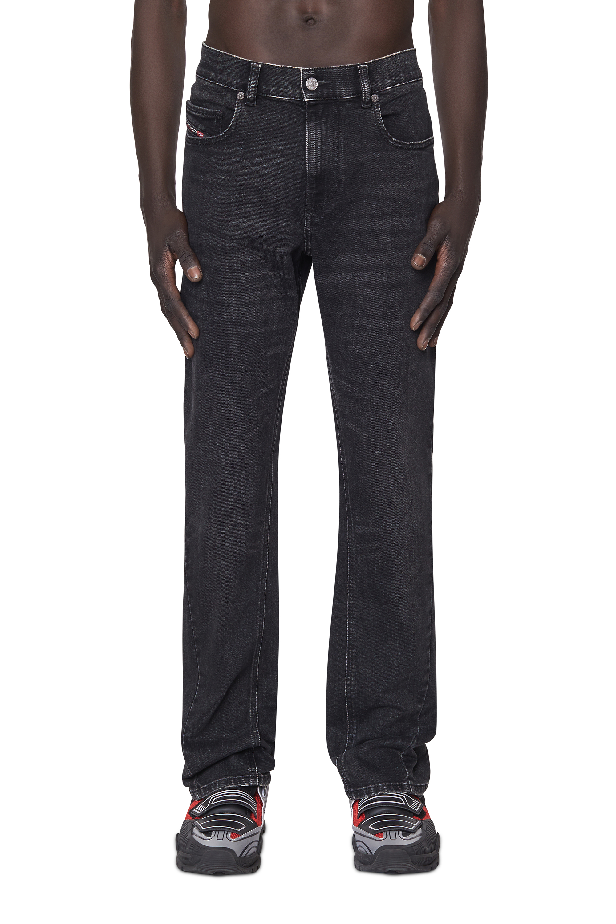 Diesel - Bootcut Jeans 2021 D-Vocs 09B83, Black/Dark grey - Image 1
