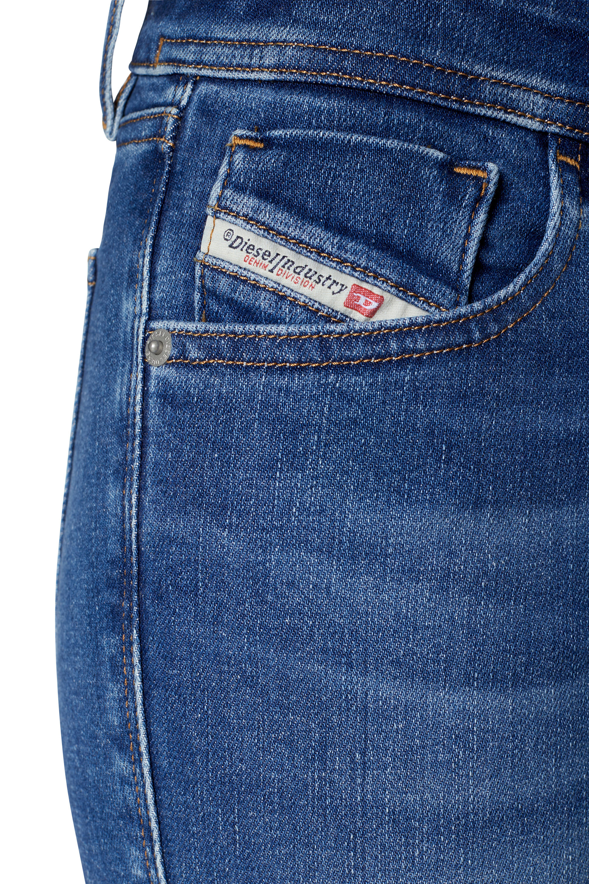 Diesel - Super skinny Jeans 2018 Slandy-Low 09C21, Medium blue - Image 3