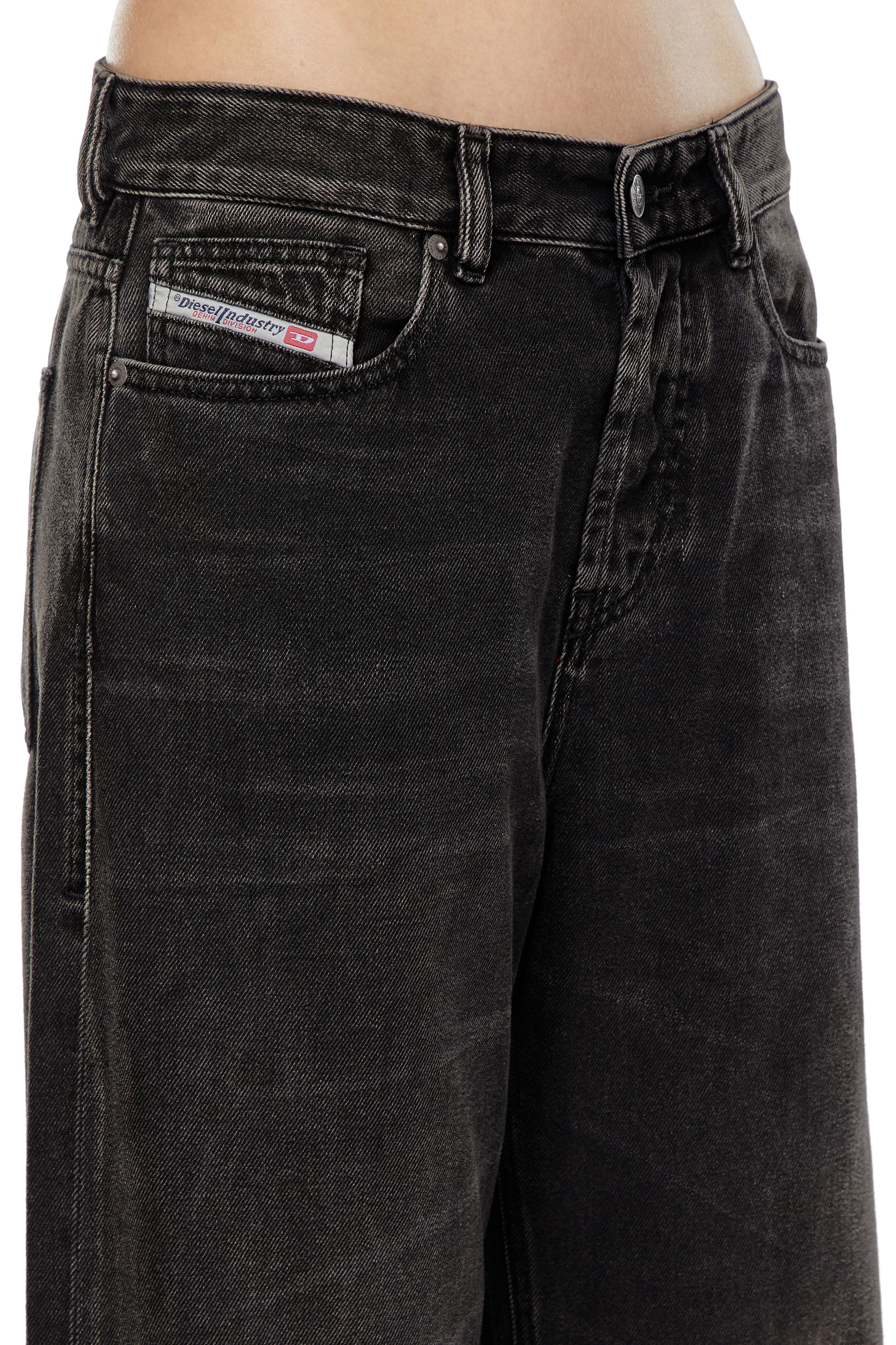 Diesel - Unisex's Relaxed Jeans 1996 D-Sire 09J96, Black/Dark grey - 4