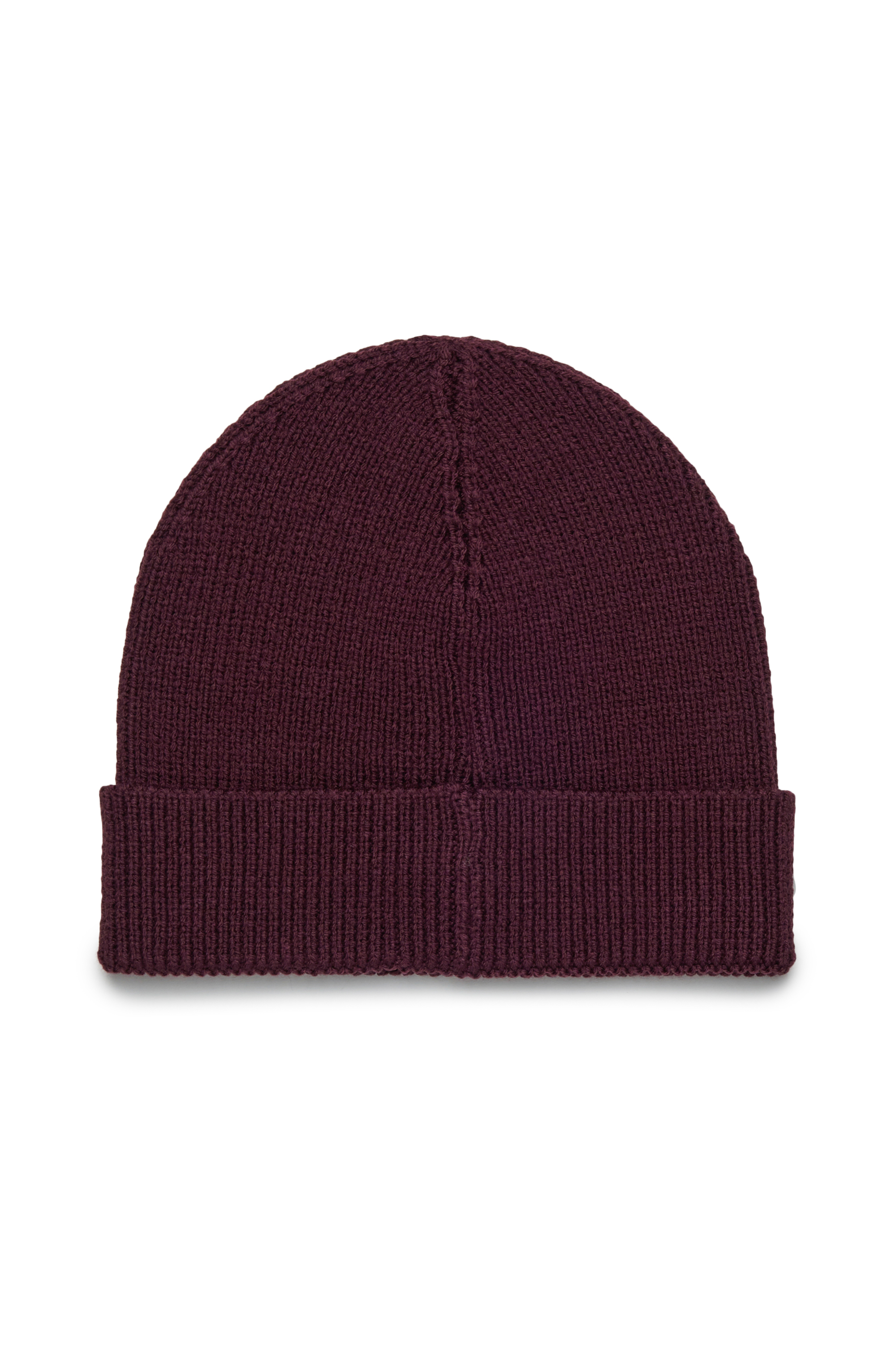 Diesel - FKCODERFULLYC, Unisex's Wool hat with embroidered logo in Dark Violet - 2