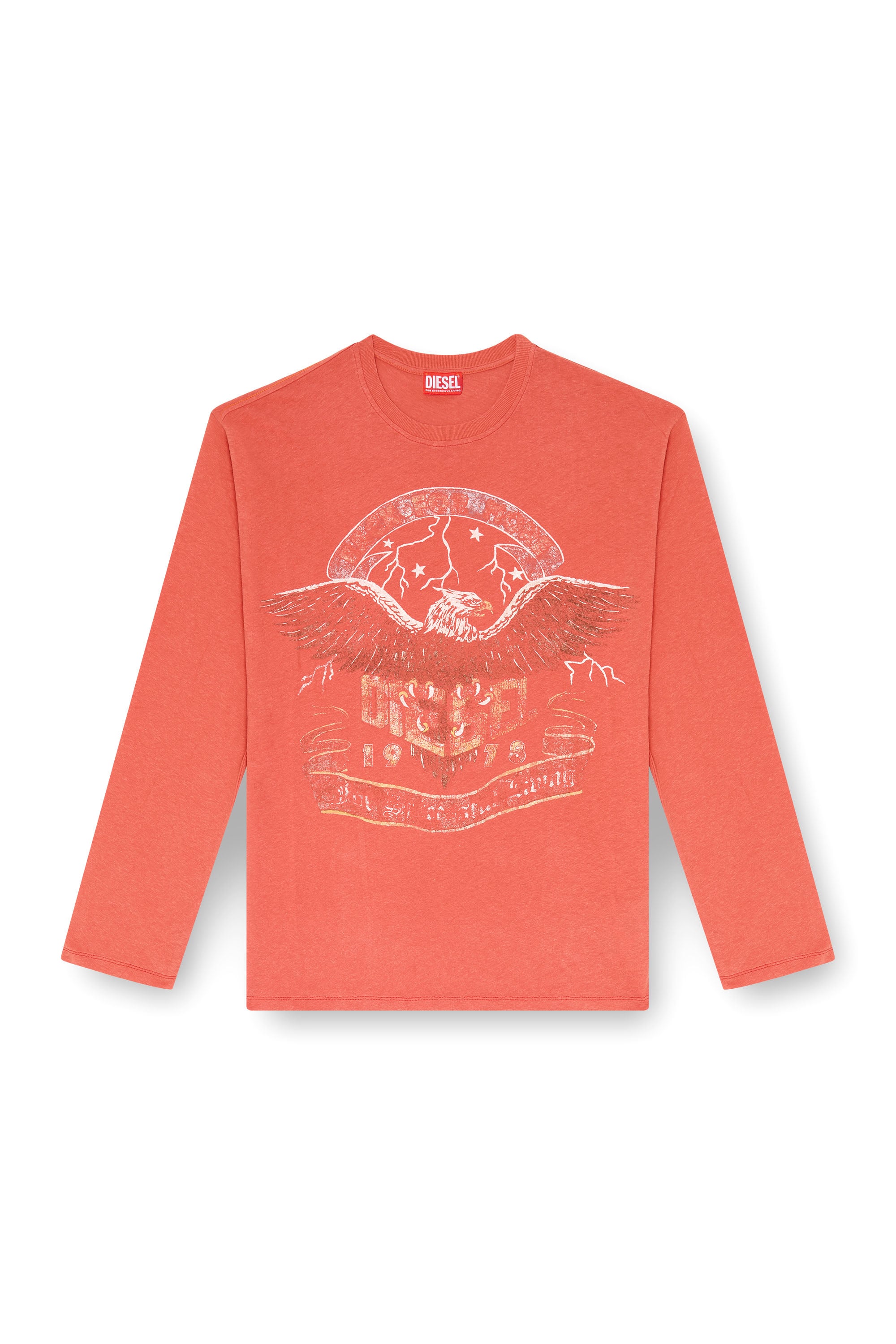 Diesel - T-GERI-LS, Man's Long-sleeve T-shirt with concert graphics in null - 3