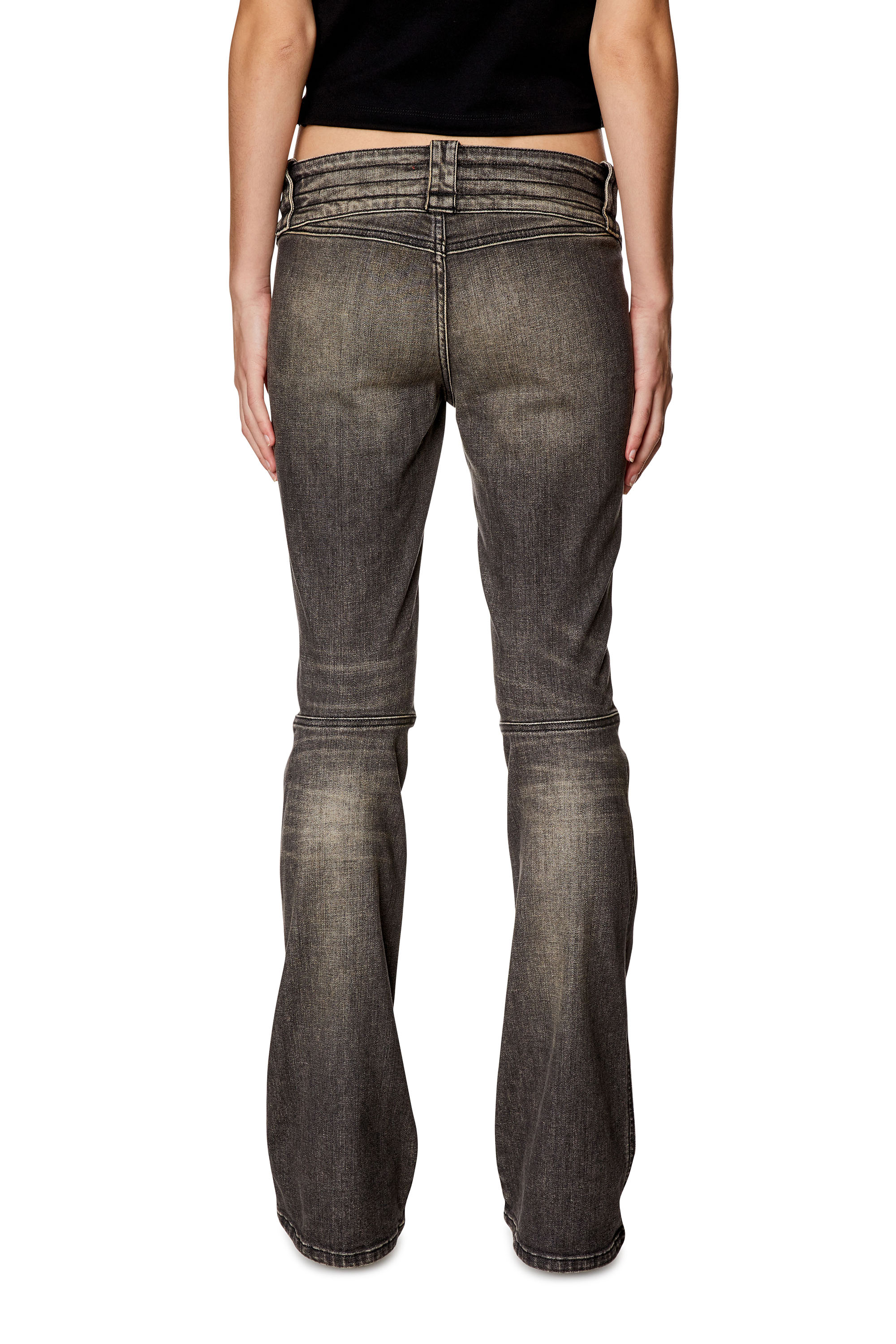 Diesel - Bootcut and Flare Jeans Belthy 0JGAL, Black/Dark grey - Image 3