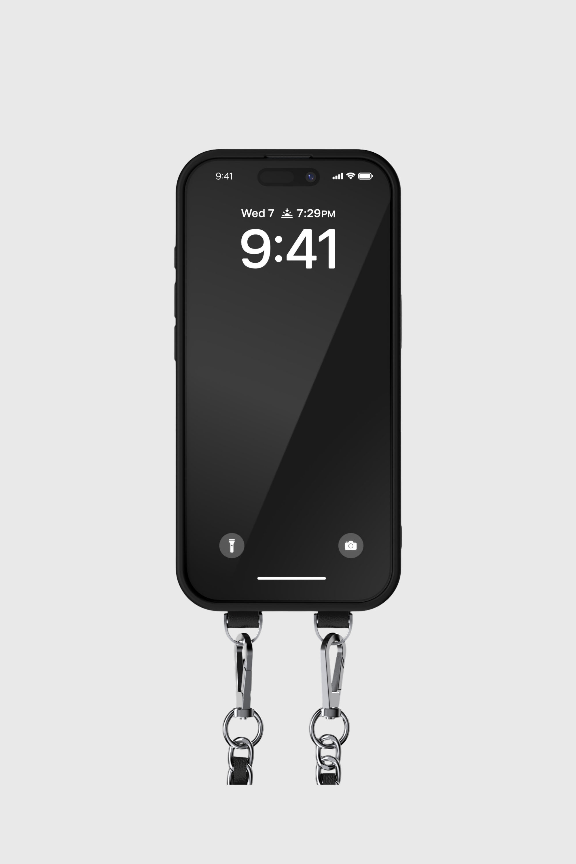 Diesel - 60662 MOULDED CASE, Unisex's Oval D case with wrist strap and MagSafe for iPhone 17 Pro in Black - 3