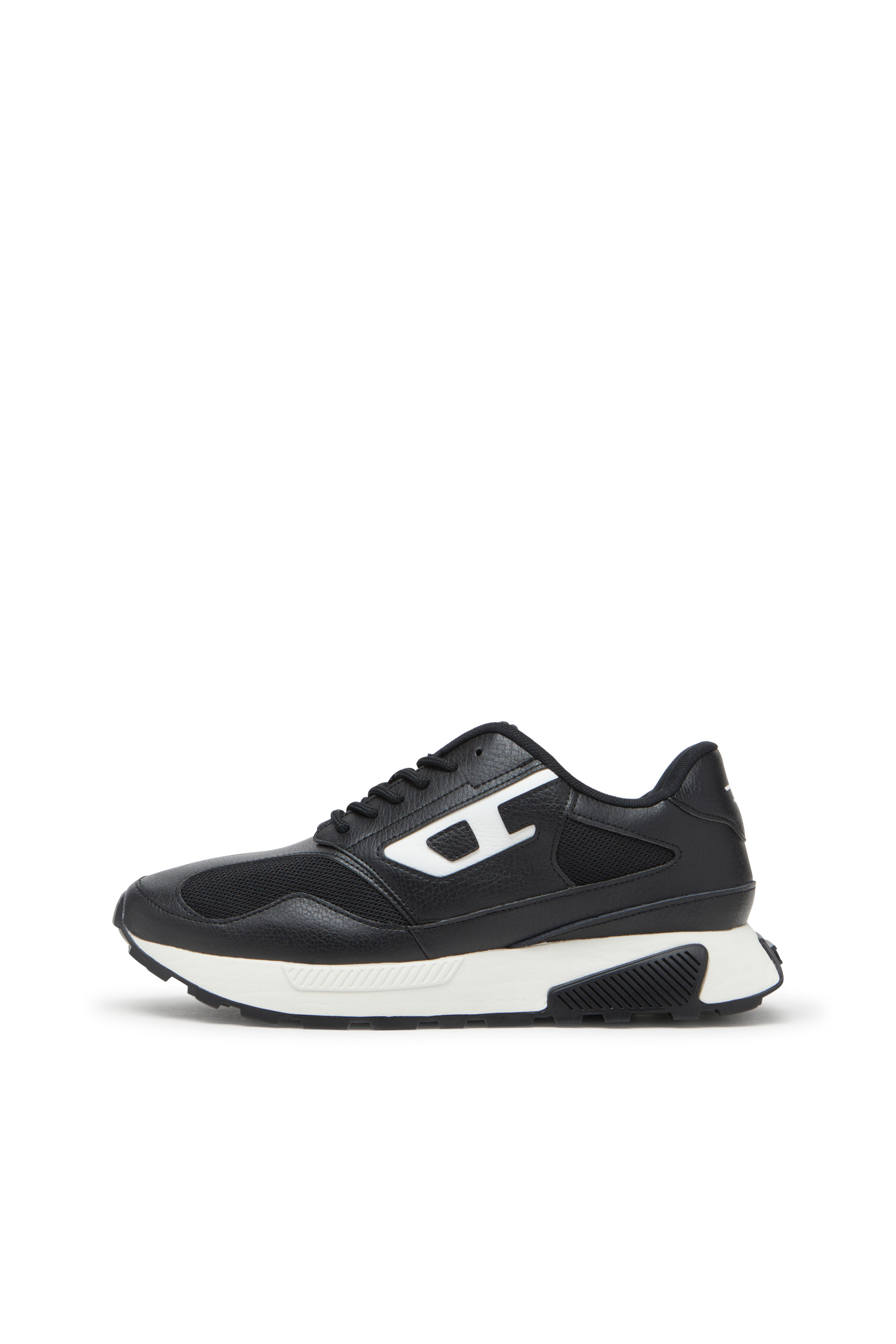 Diesel - S-TAME-D RUNNING, Man's Sneakers in mesh, suede and PU in Black - 7