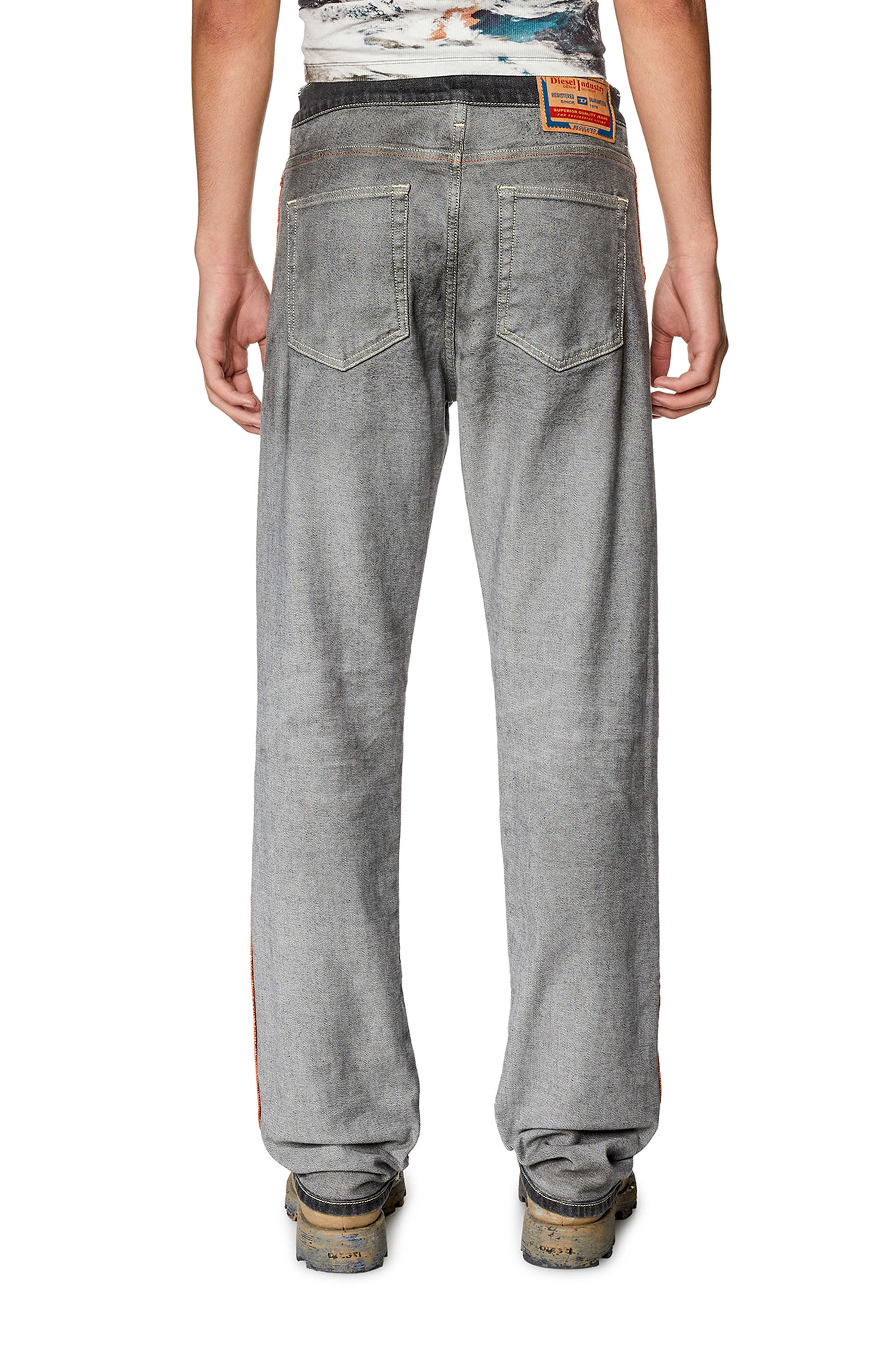 Diesel - Straight Jeans 2020 D-Viker 09G99, Black/Dark grey - Image 2