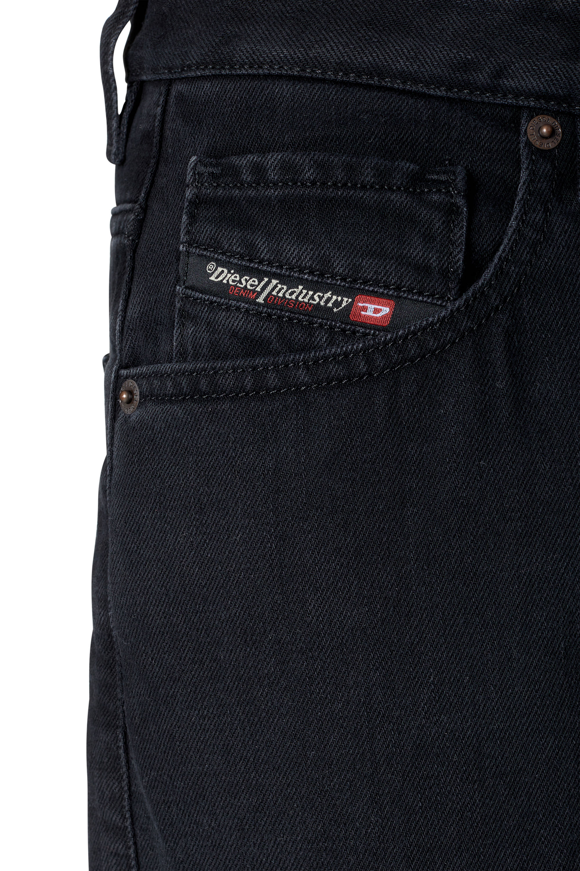 Diesel - Straight Jeans 1999 D-Reggy Z09RL, Black/Dark grey - Image 3
