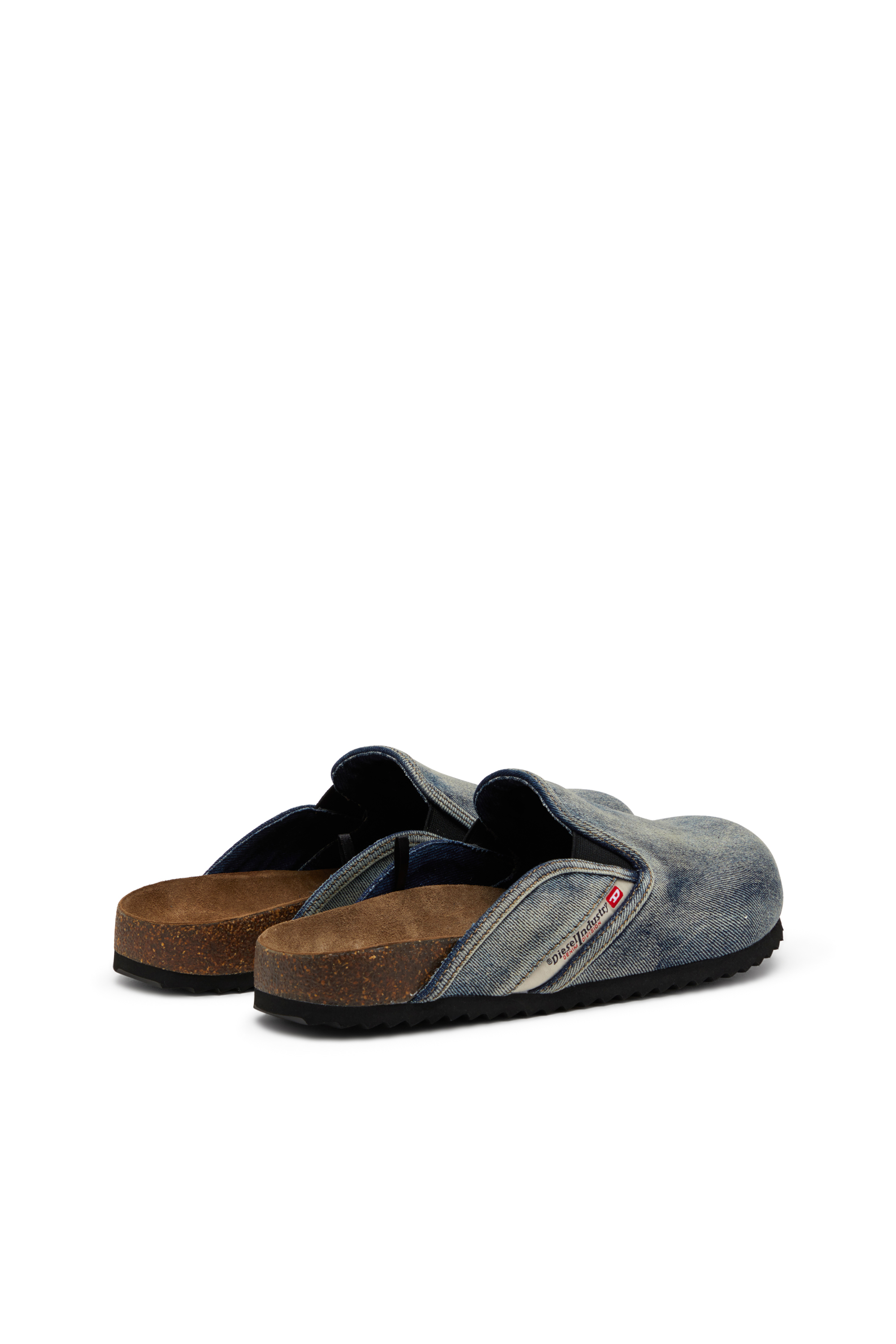 Diesel - D-WOODSTOCK SLIP-ON, Man's Denim mules in Dark Blue - 3