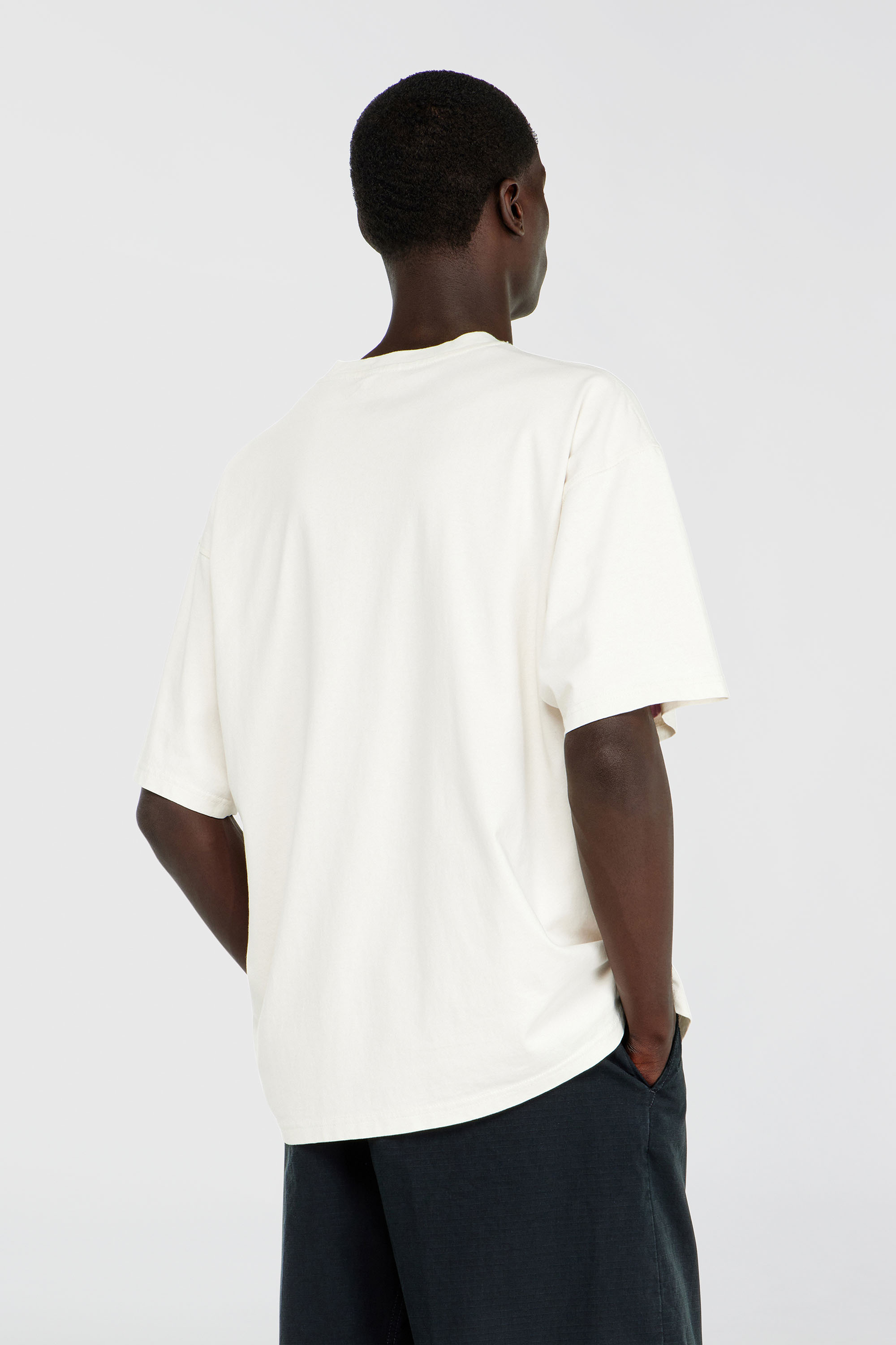 Diesel - T-BOXT-N14, Man's T-shirt with distressed flocked logo in White - 4