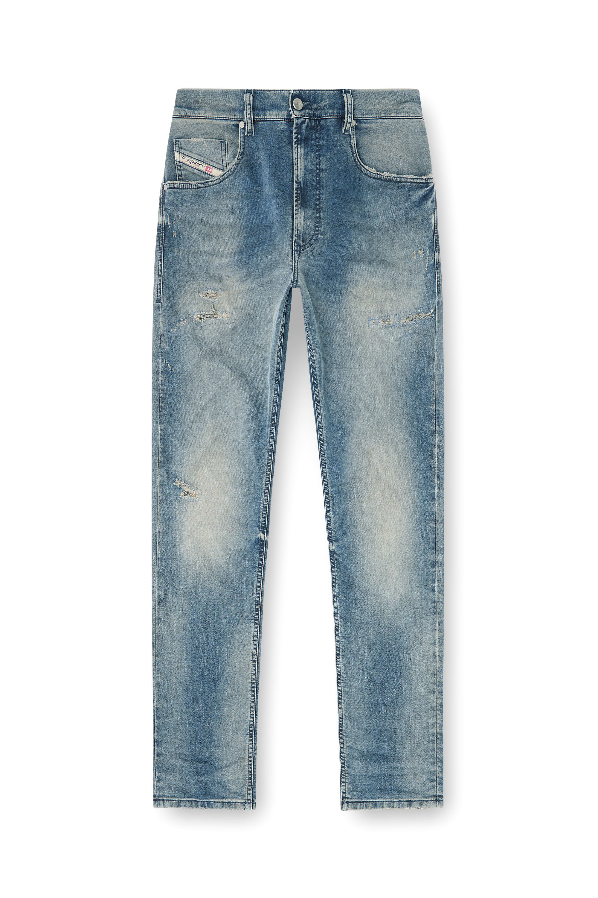 Diesel - Man's Regular 2032 D-Krooley-BW Joggjeans&reg; 068WY, Medium blue - 2