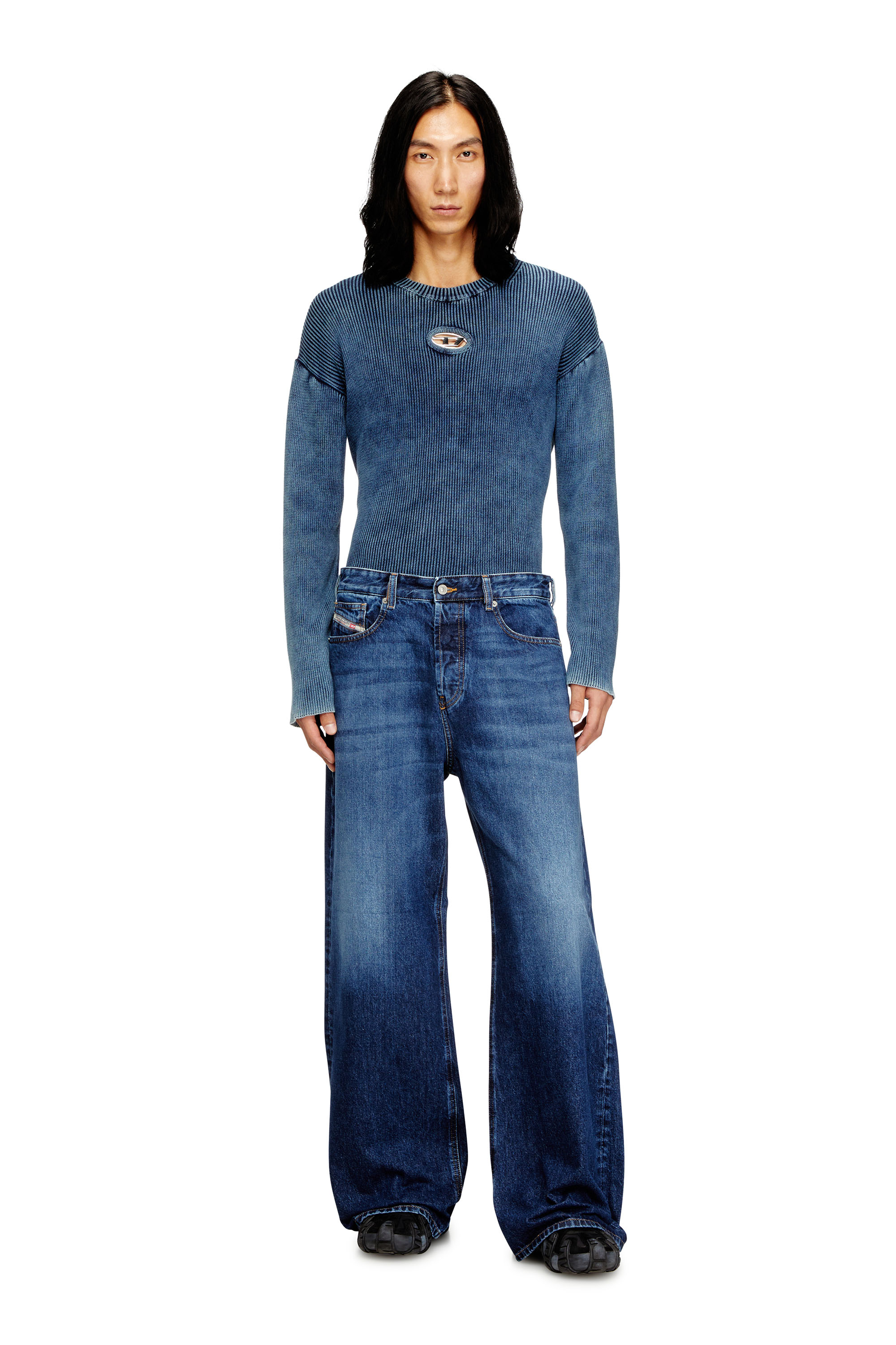 Diesel - Woman's Relaxed Jeans 1996 D-Sire 09I27, Dark Blue - 4
