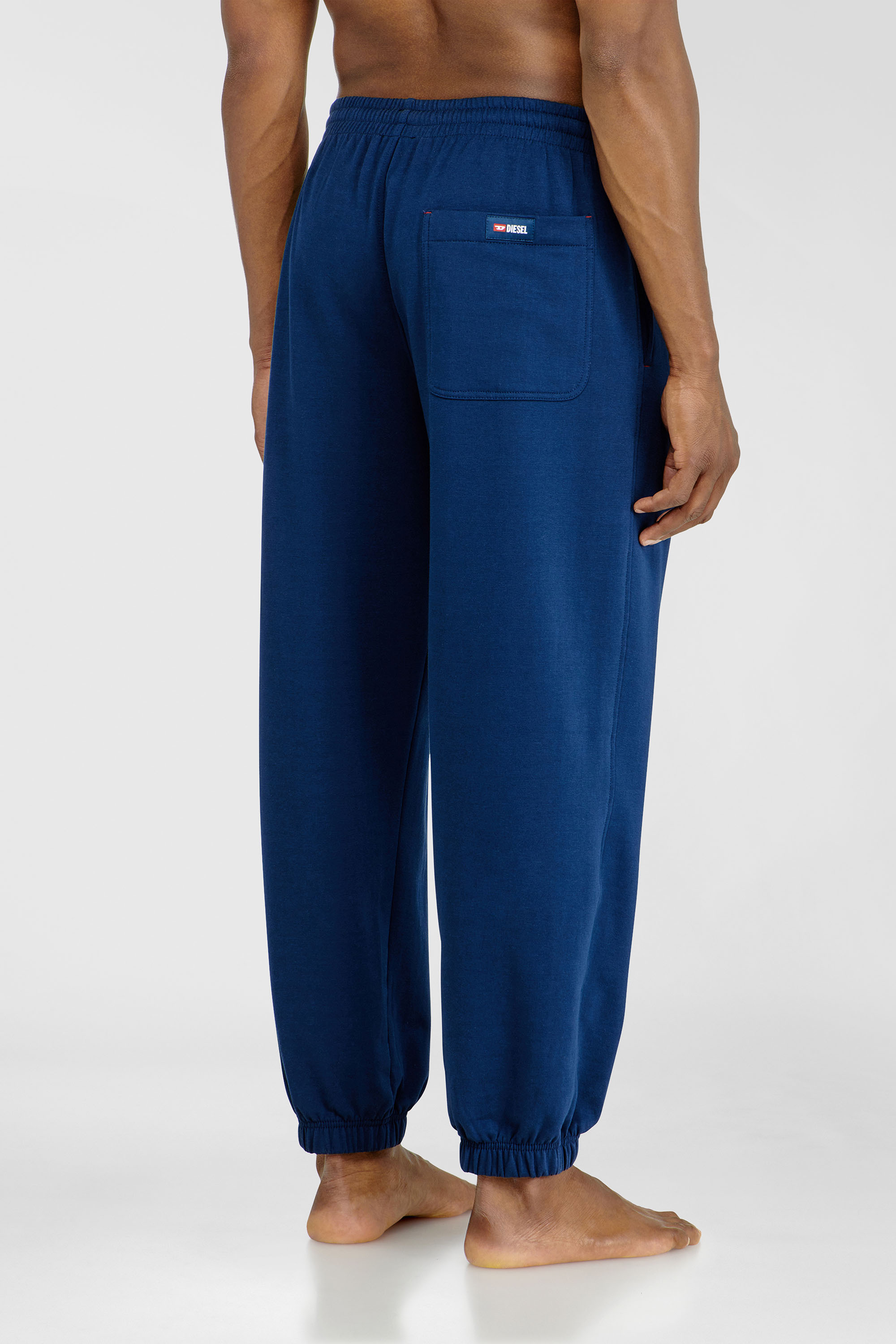 Diesel - LENNY-D-CORE, Man's Sweatpants in peached cotton blend in Blue - 2