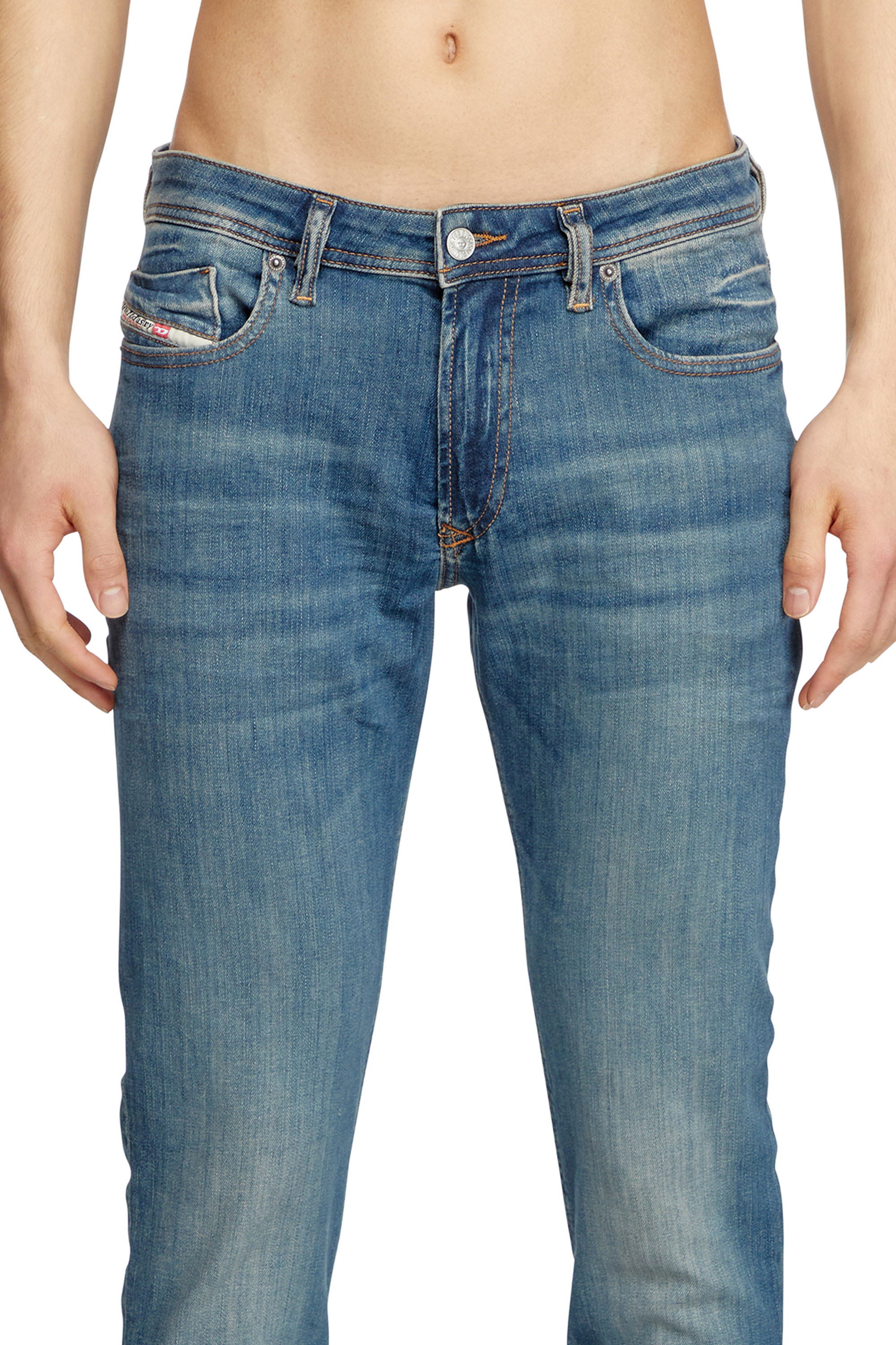 Skinny Jeans 1979 Sleenker 0BMBT, Medium blue Diesel - Man's Skinny Jeans 1979 Sleenker 0BMBT, Medium blue - 5