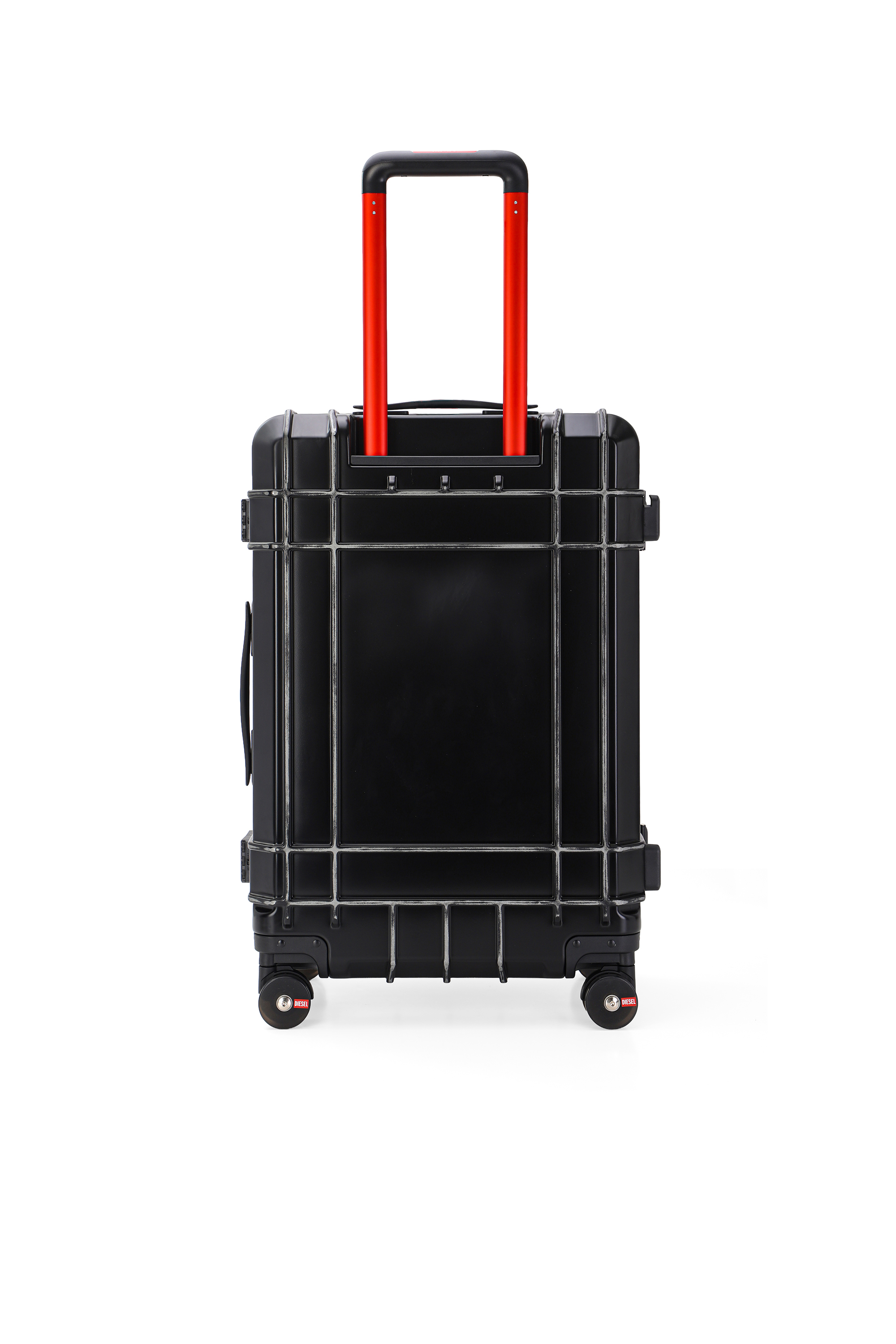 Diesel - DIESEL PC STRONG IMAGE TROLLEY- DSL003, Unisex's Rugged carry‑on suitcase 24" in Black - 2