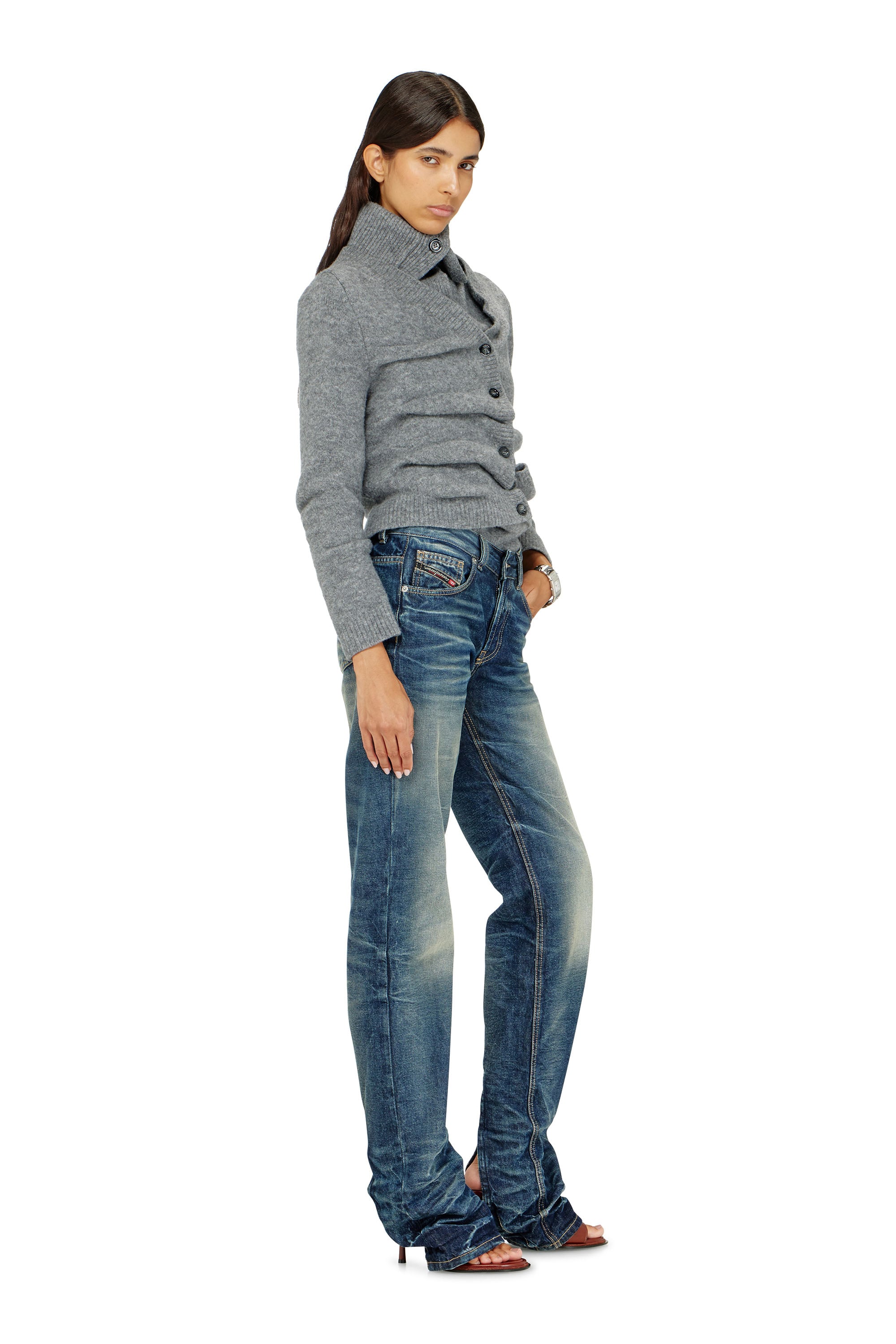 Diesel - Woman's Regular Jeans D-Heel 0DBFC, Medium blue - 4