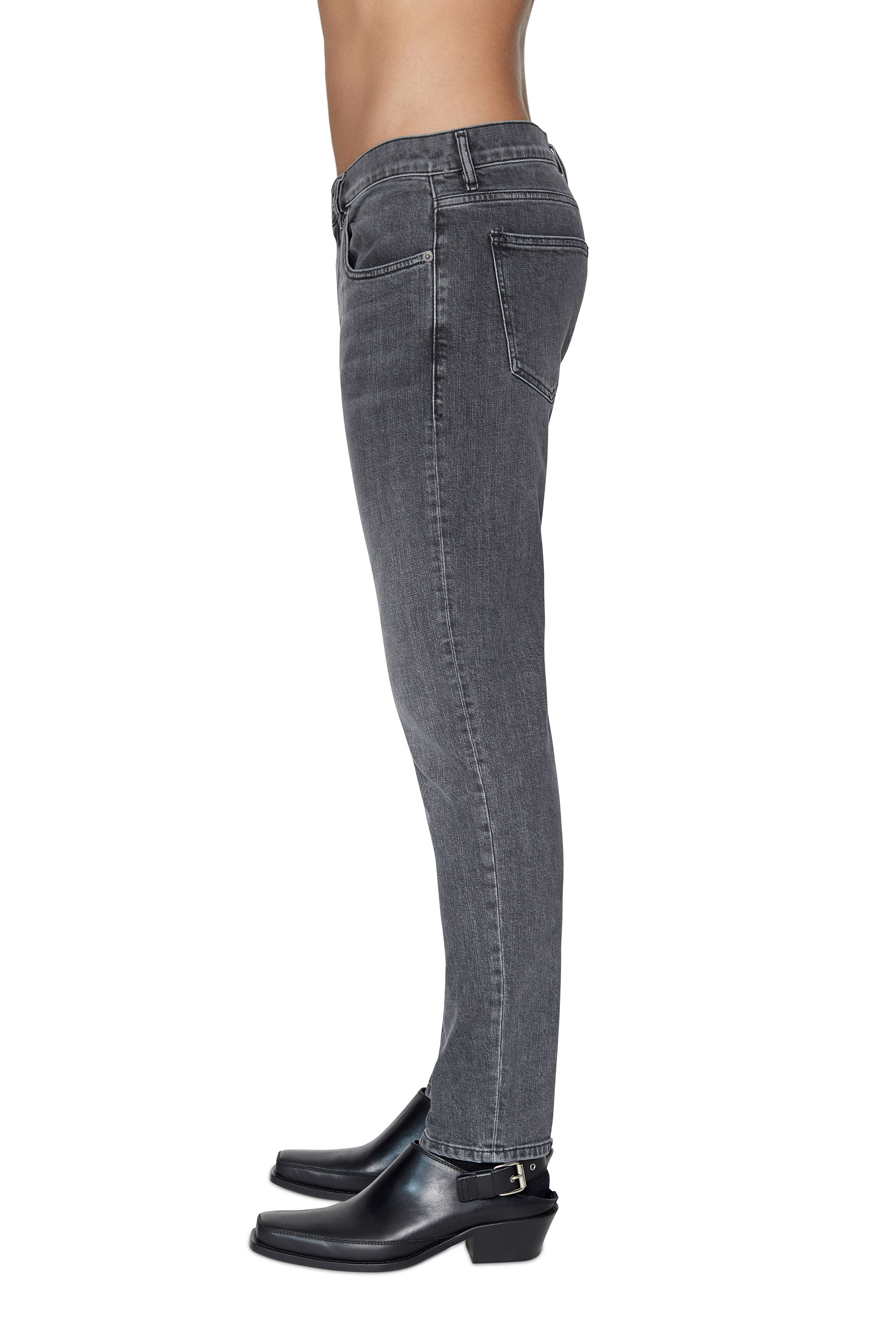 Diesel - Slim Jeans 2019 D-Strukt 09C47, Black/Dark grey - Image 4