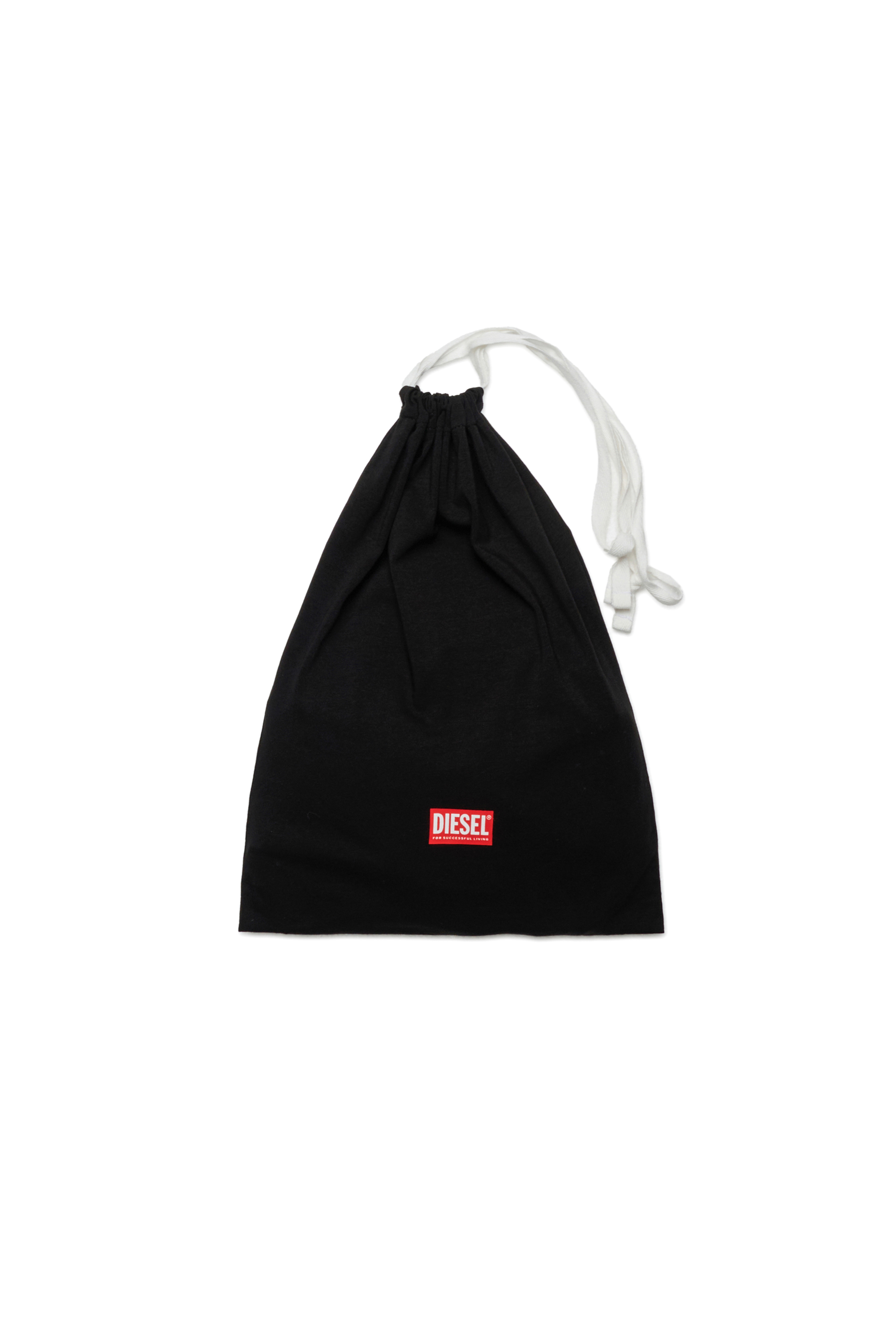 Diesel - UNPER, Man's Cotton pajamas with logo in Black/White - 4