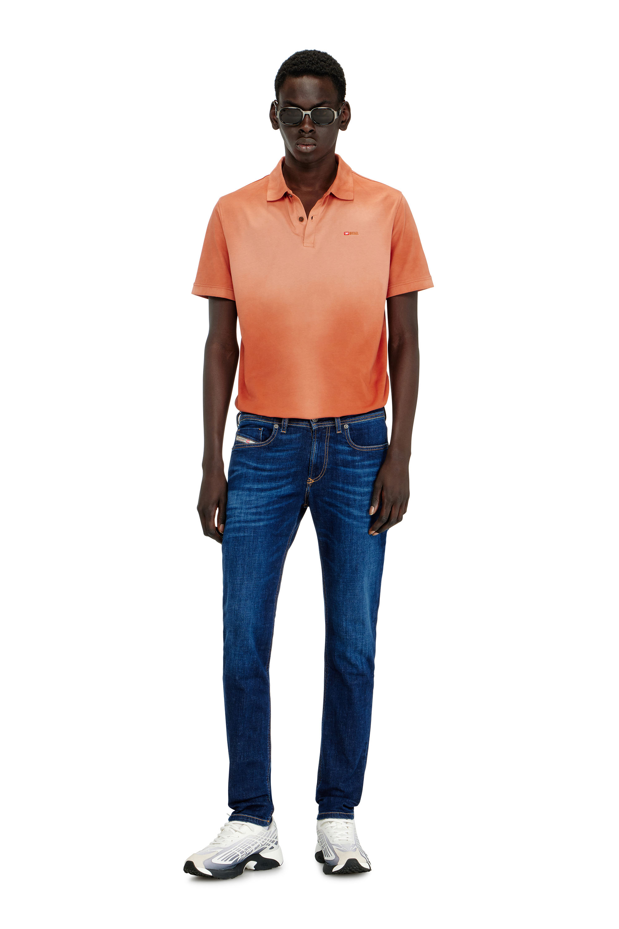 Diesel - Man's Skinny Jeans 1979 Sleenker 09J17, Dark Blue - 2