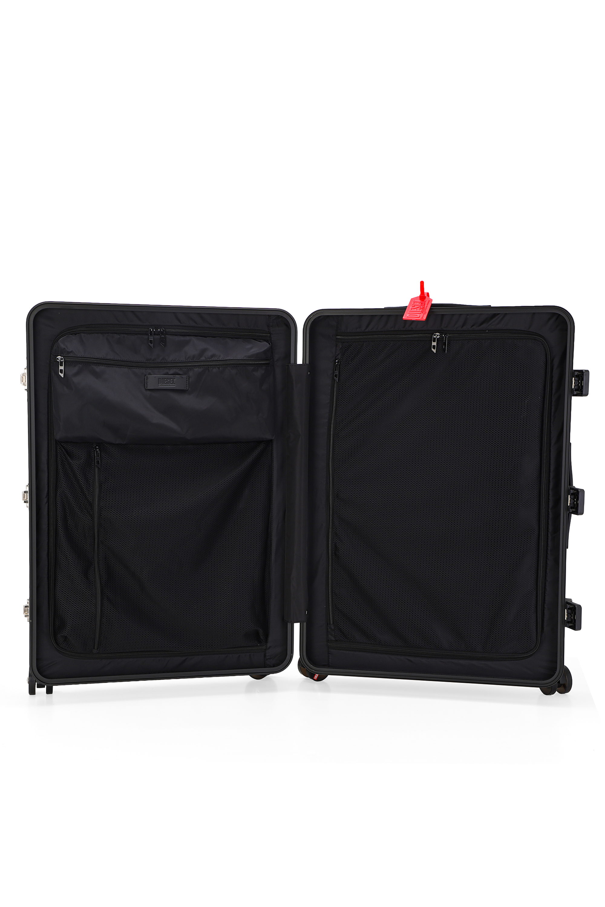 Diesel - DIESEL PC STRONG IMAGE TROLLEY- DSL003, Unisex's Rugged carry‑on suitcase 28" in Black - 4