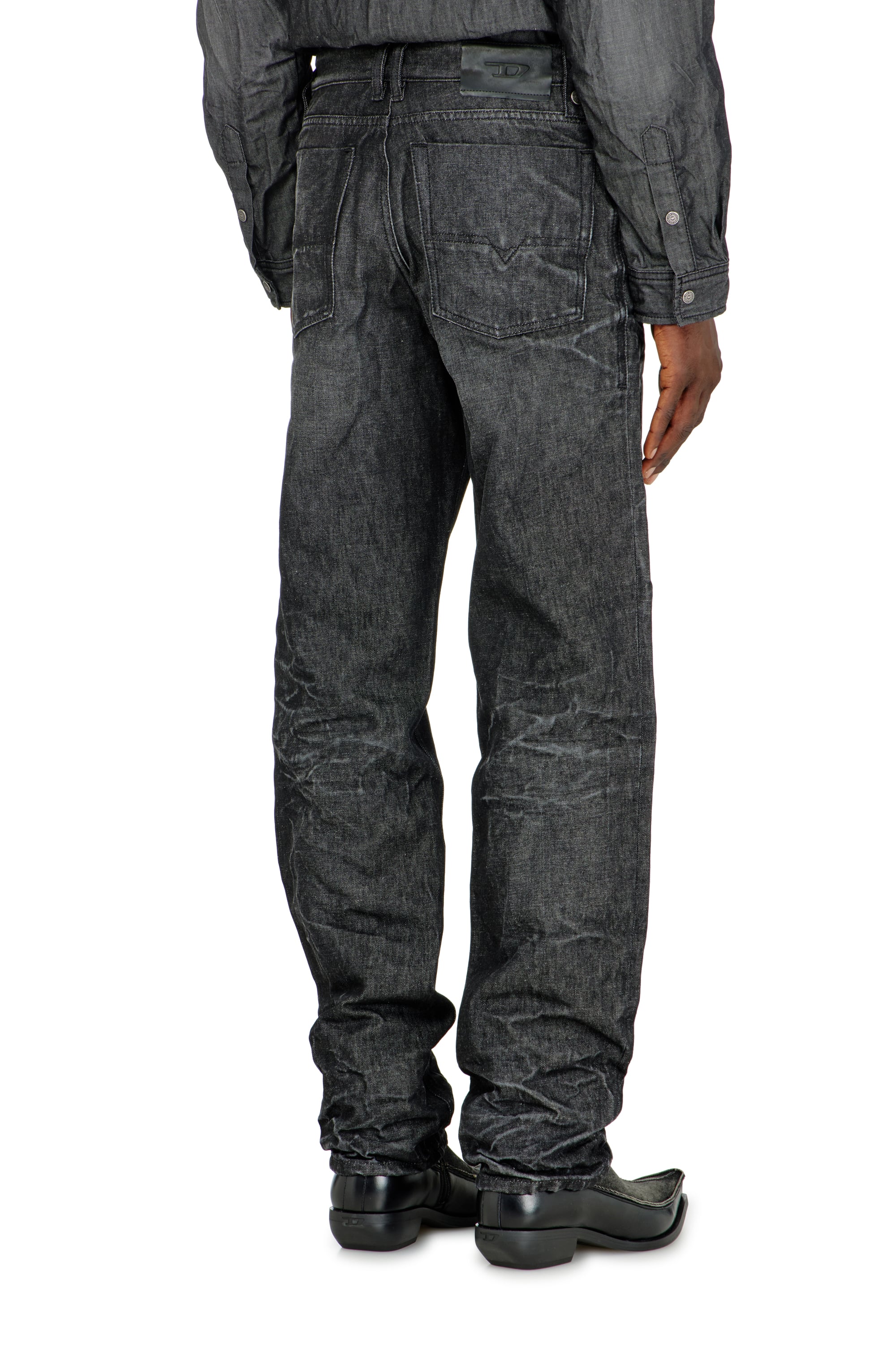 Diesel - Man's Regular Jeans 1991 D-Voeed 09R39, Black/Dark grey - 5