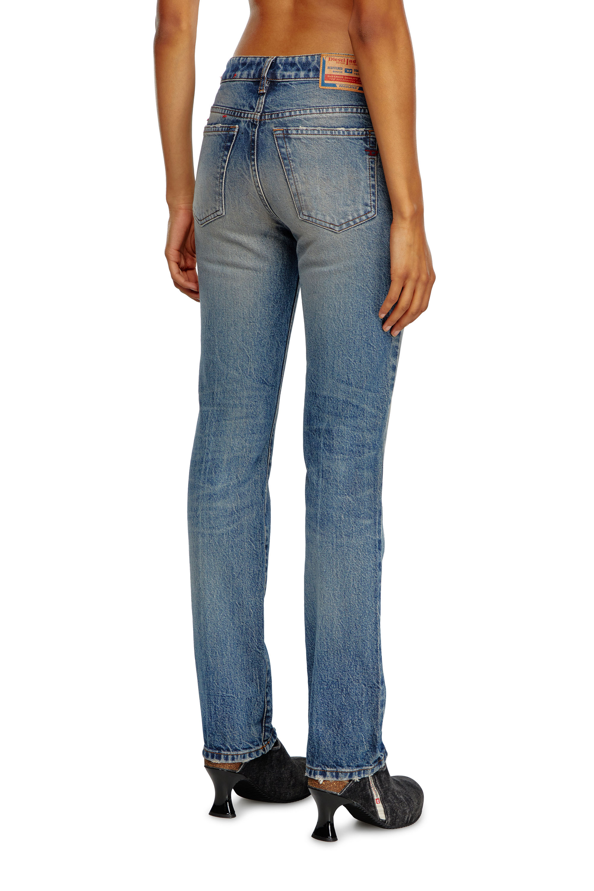 Diesel - Woman's Regular Jeans 1989 D-Mine 0GRDH, Medium blue - 2