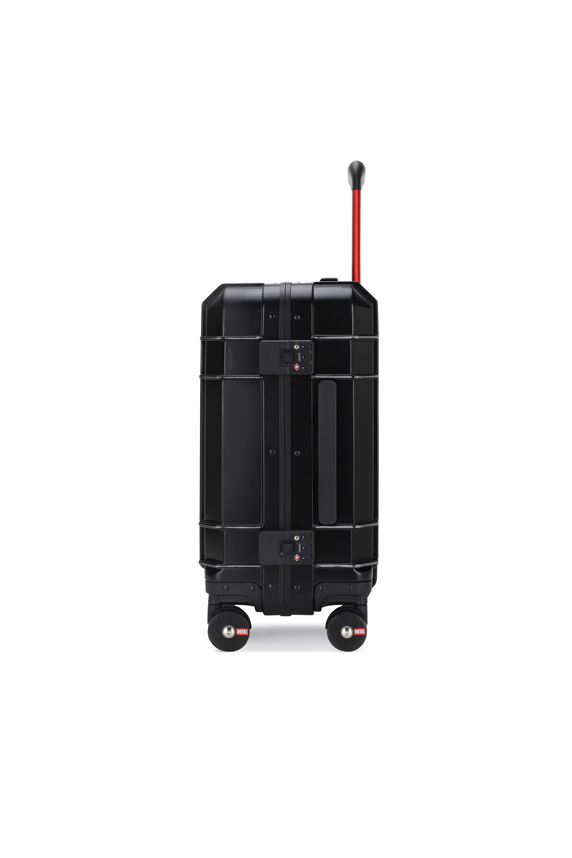 Diesel - DIESEL PC STRONG IMAGE TROLLEY- DSL003, Unisex's Rugged carry‑on suitcase 20" in Black - 4