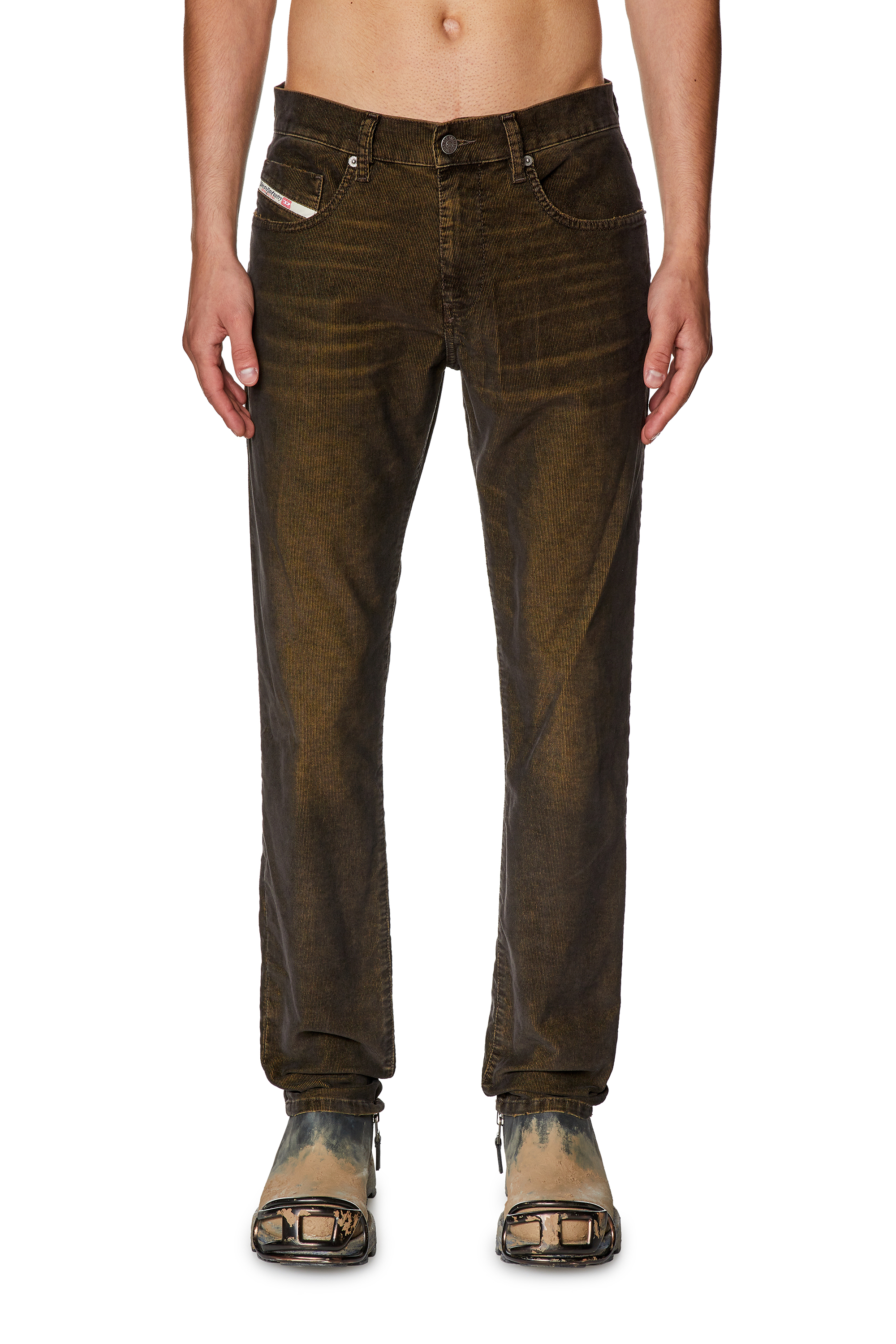 Diesel - Slim Jeans 2019 D-Strukt 003GJ, Brown - Image 2