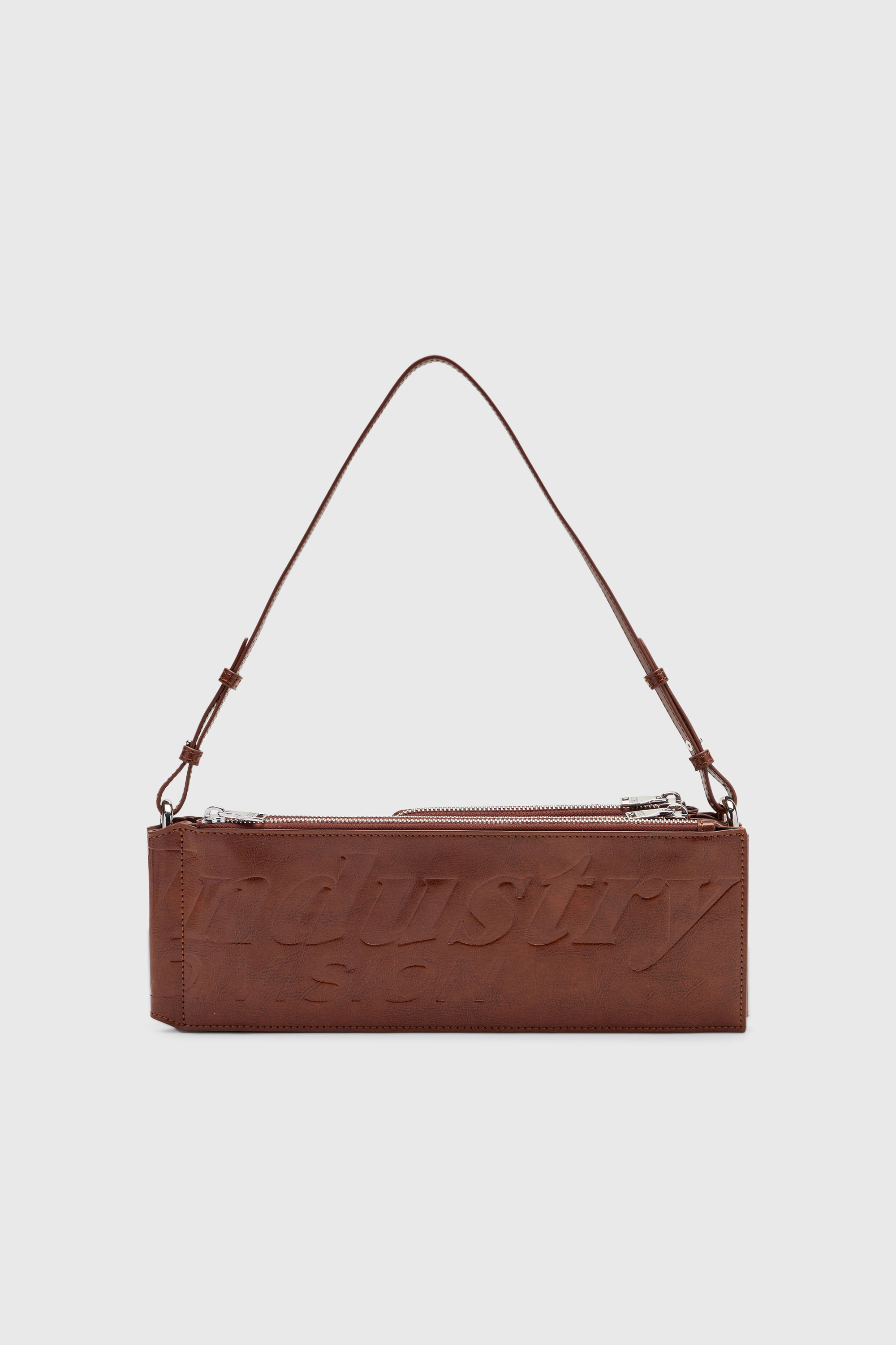 Diesel - FLAG-D SHOULDER BAG X, Unisex's Flag-D-Modular logo-embossed shoulder bag in Brown - 3