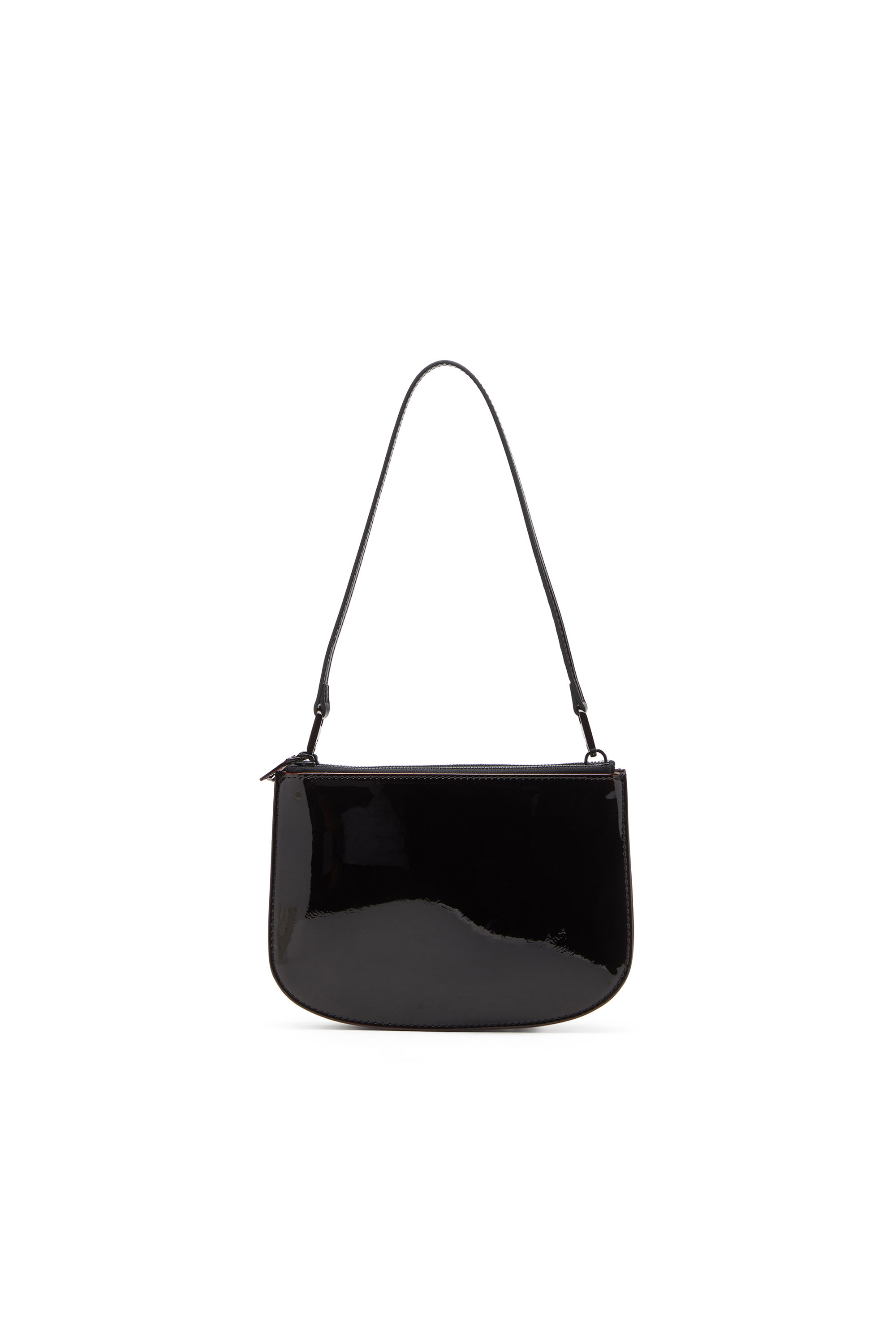 Diesel - 1DR TWIN, Woman's 1DR Twin-Double-pouch shoulder bag in liquid PU in Burgundy - 2