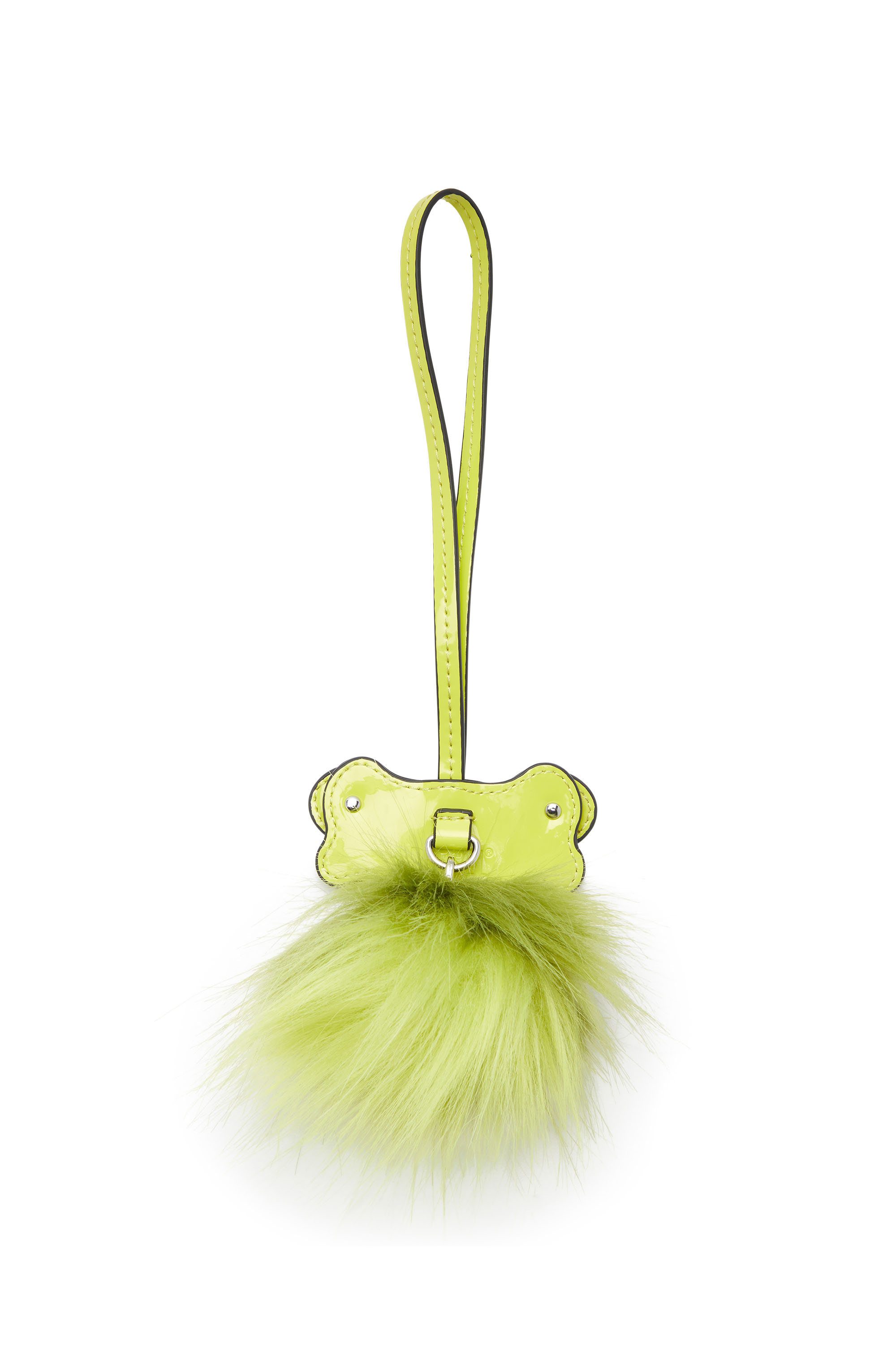 Diesel - FUR CHARMS III, Woman's Soft touch frog-shaped Charm in Green - 2