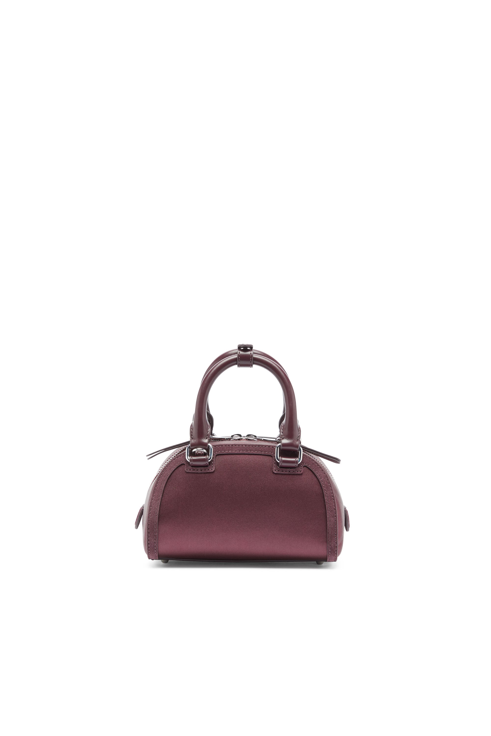 Diesel - 1DR DOME CROSSBODY, Woman's 1DR Dome - Small bowling bag in satin and suede in null - 2